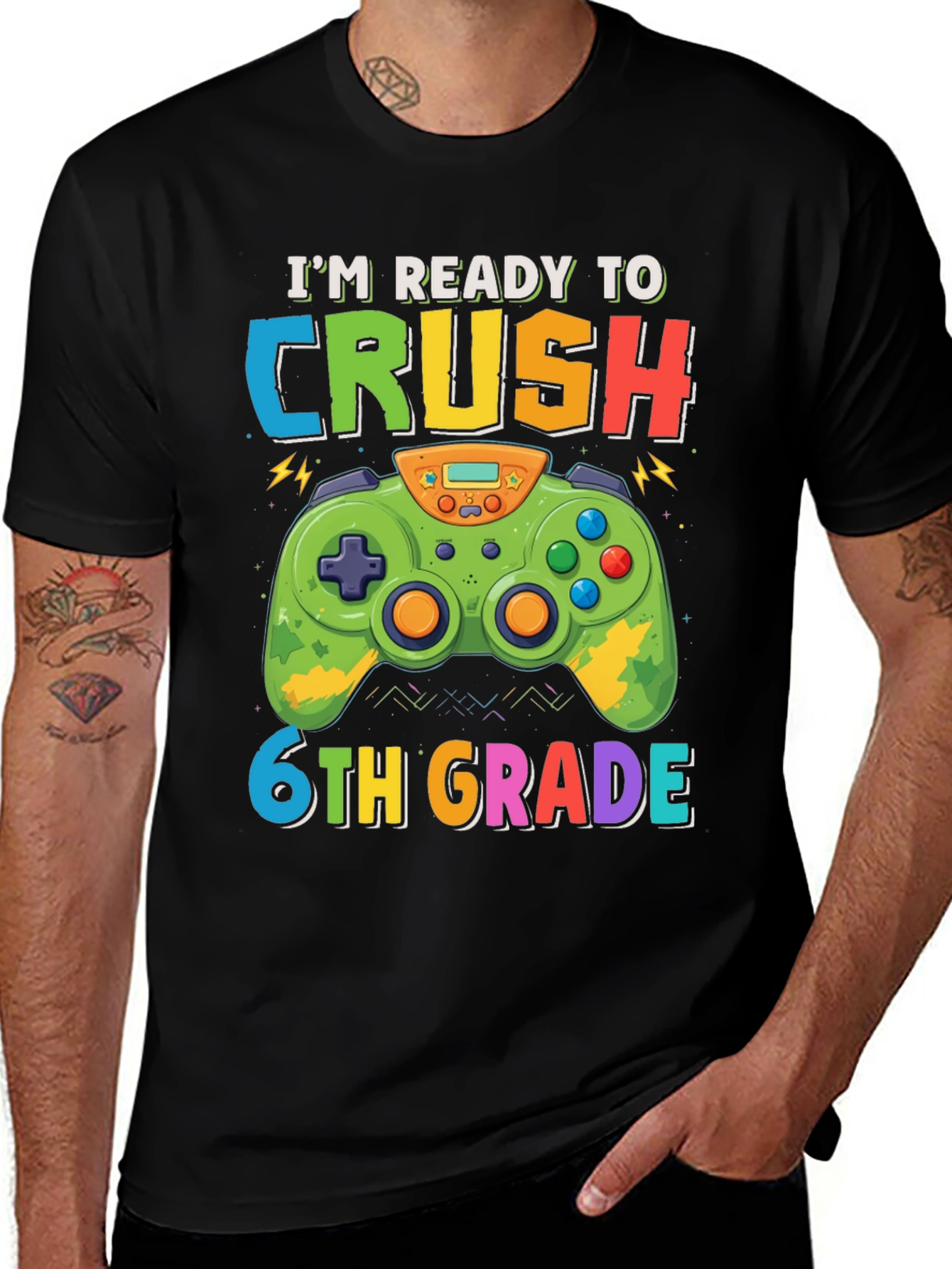 I'm Ready to Crush 6th Grade Gaming T-Shirt