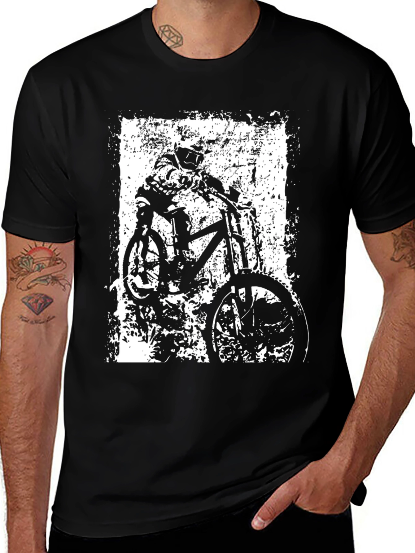 Variant 15 of Mountain Bike Rider Graphic T-Shirt