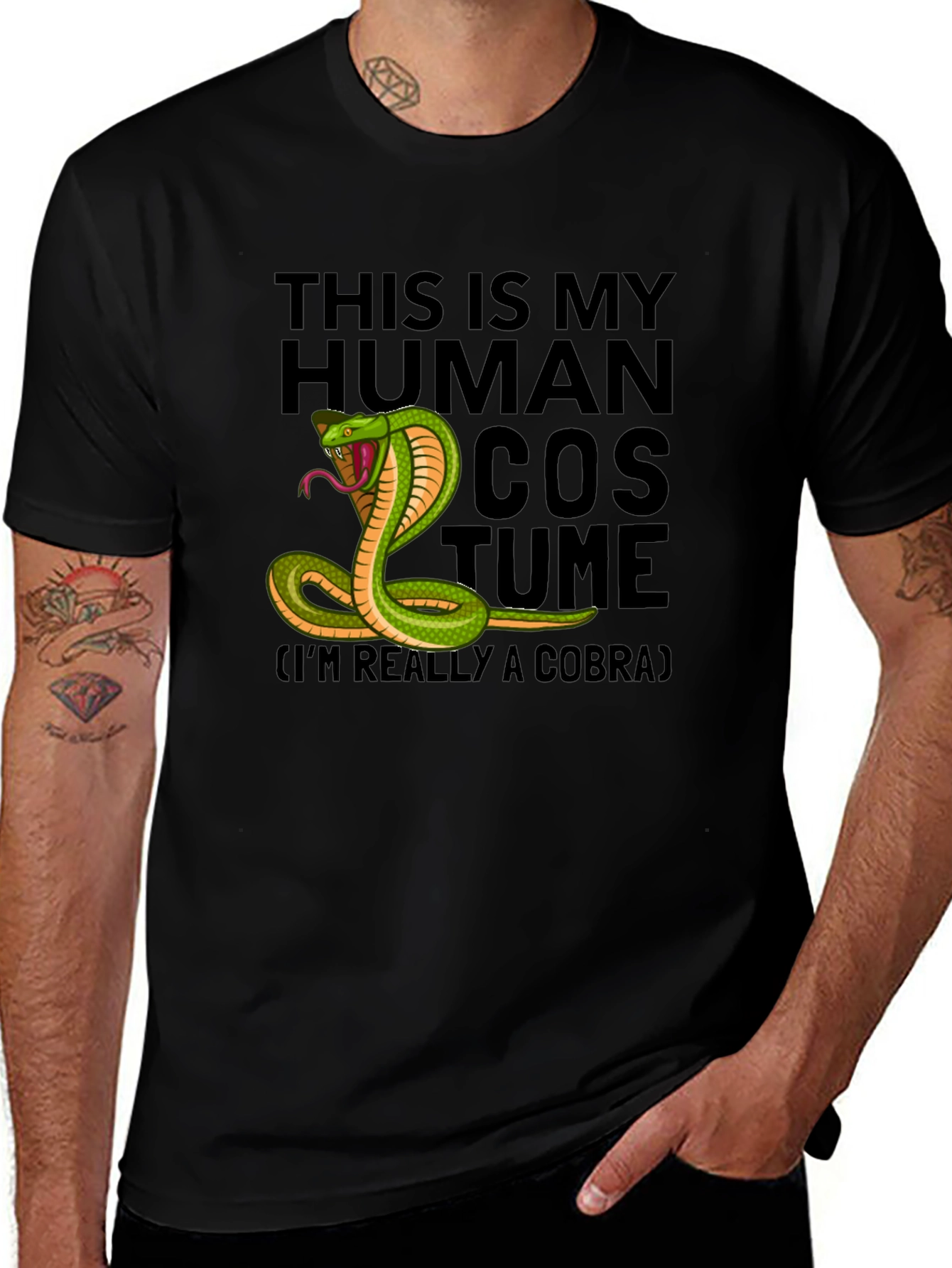 Variant 13 of Human Costume Cobra T-Shirt