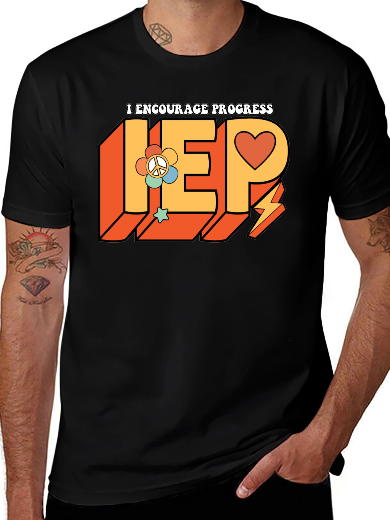 I Encourage Progress IEP Retro T-Shirt