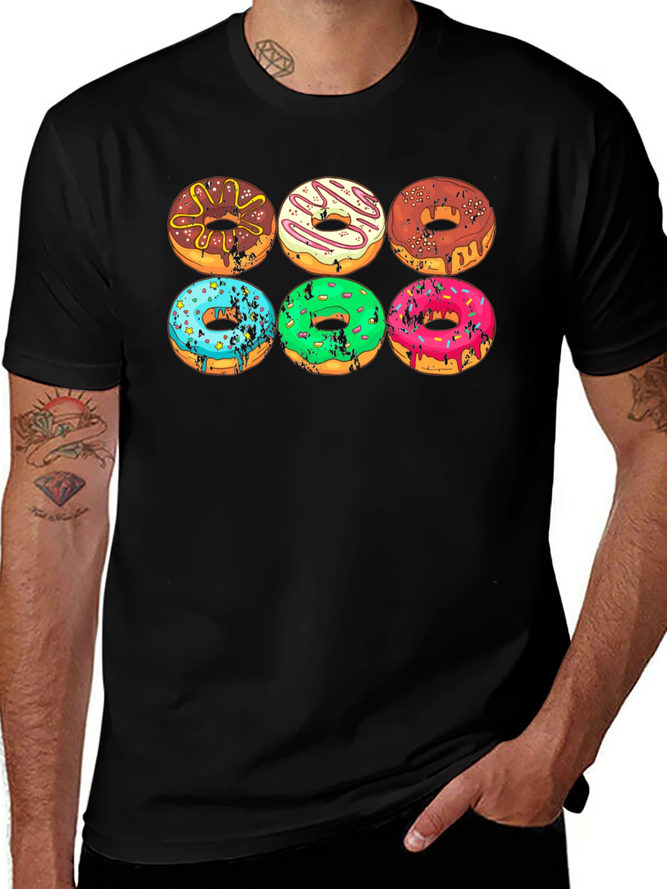 Variant 23 of Donut Graphic Tee - Sweet Treat Fashion