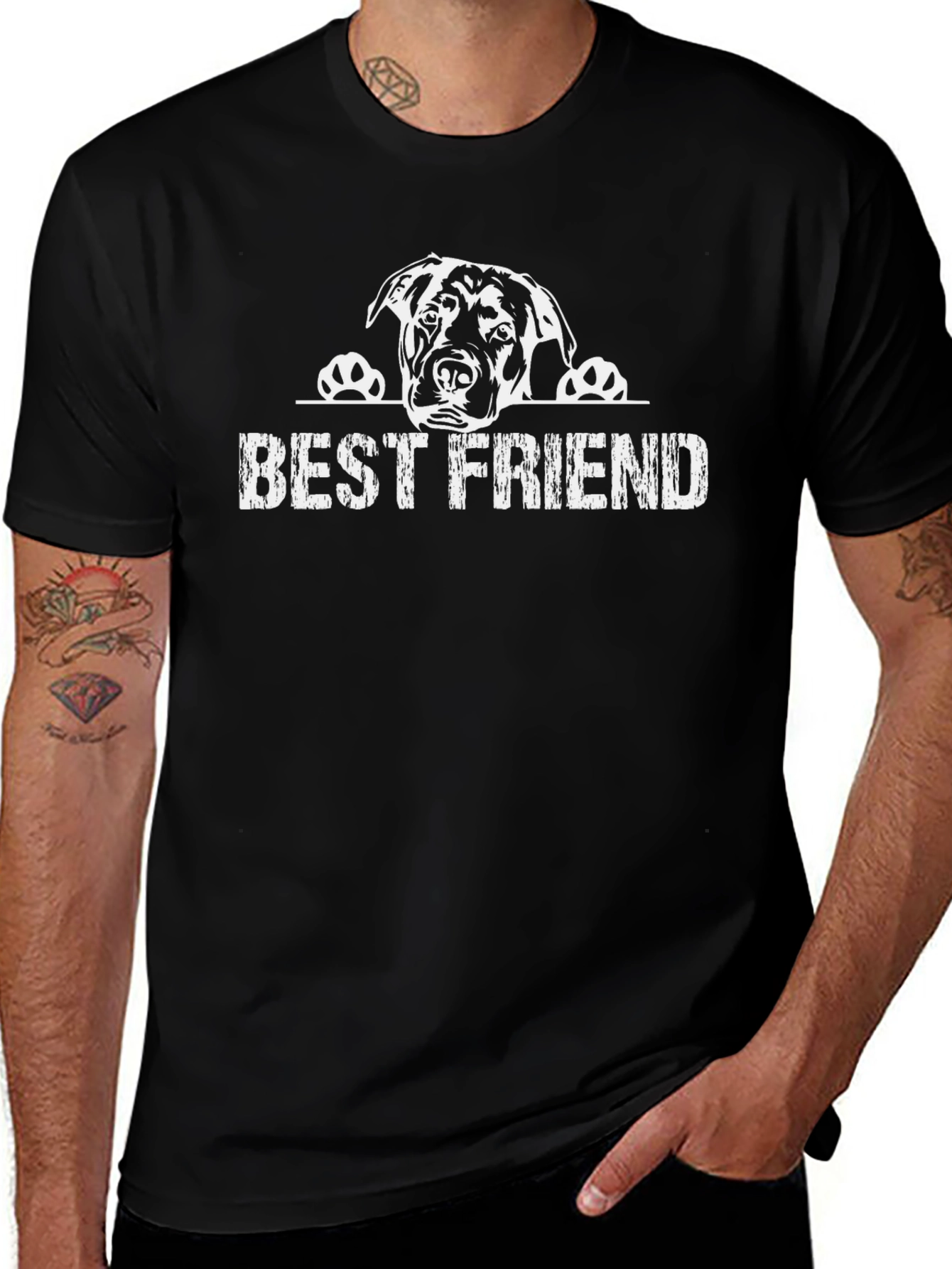 Variant 15 of Dog 'Best Friend' Graphic T-Shirt