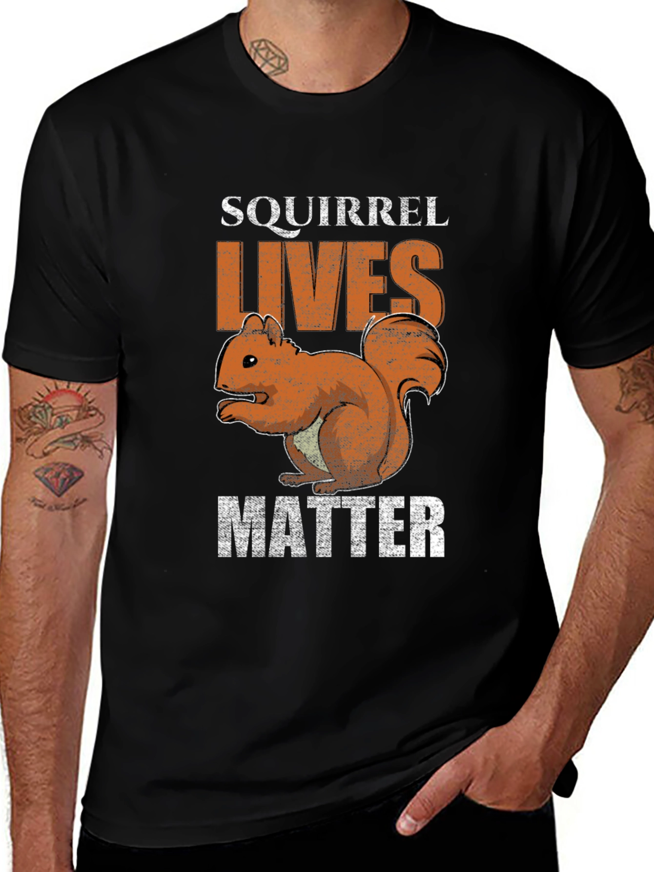 Variant 9 of Squirrel Lives Matter T-Shirt