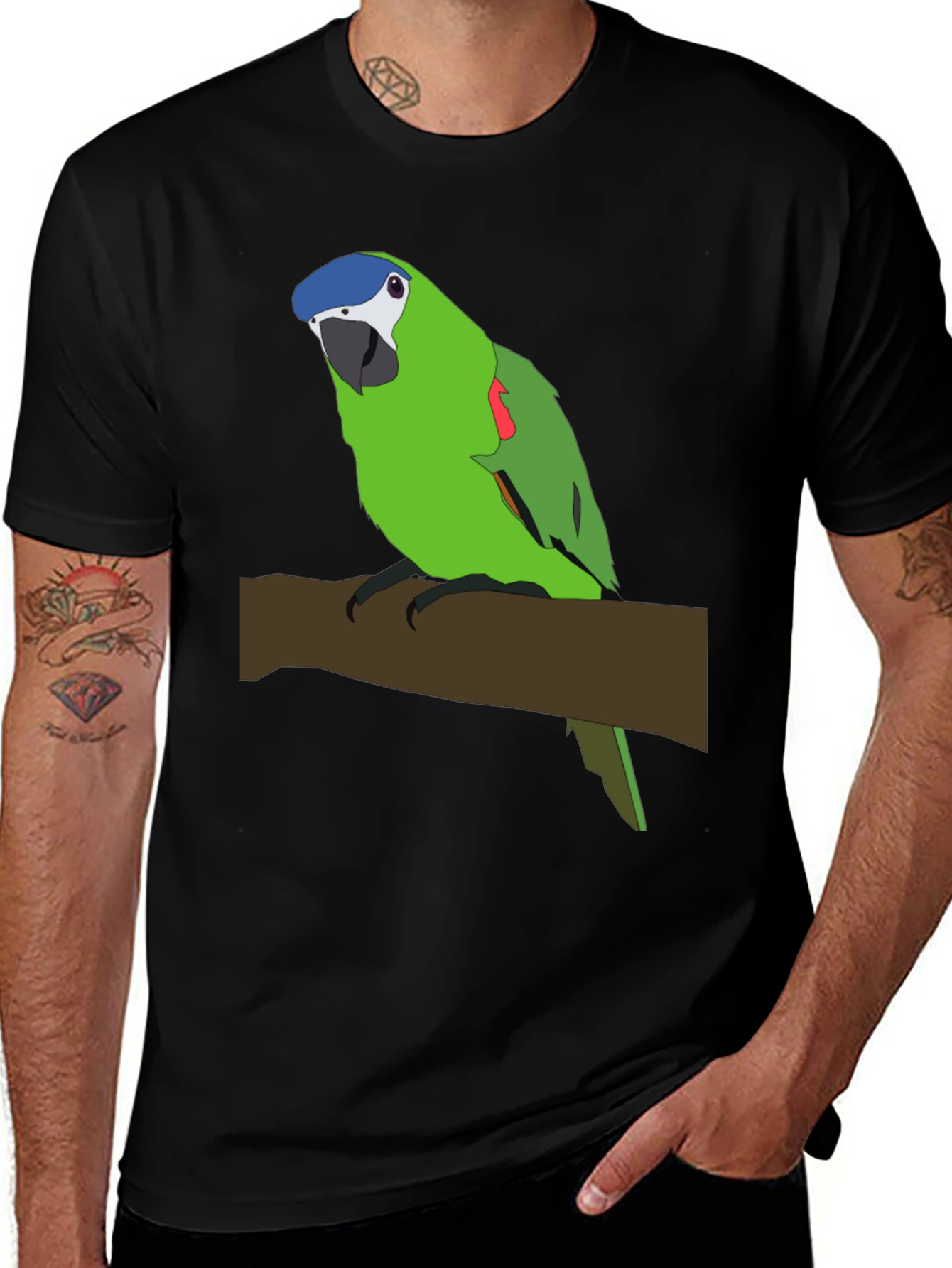 Variant 8 of Parrot Graphic Tee - Unique Bird Lover's Shirt