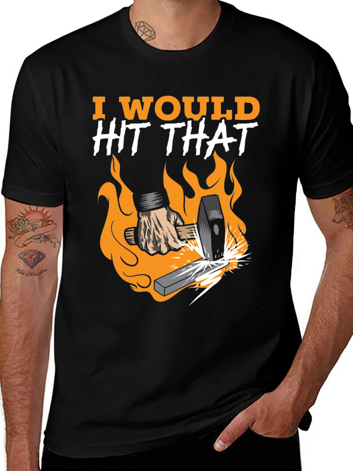 Variant 9 of I Would Hit That Blacksmith T-Shirt