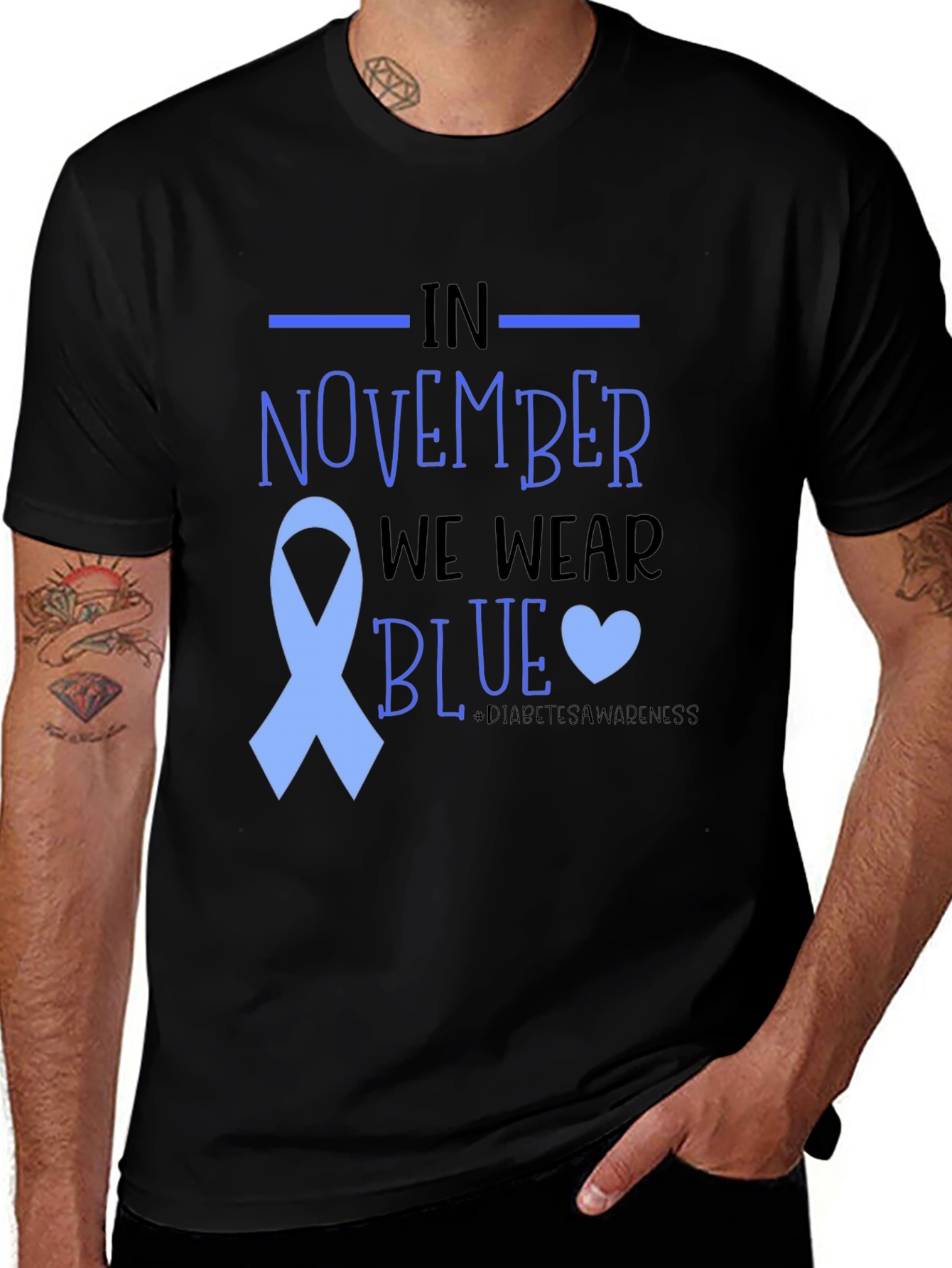 Variant 15 of November Diabetes Awareness T-Shirt