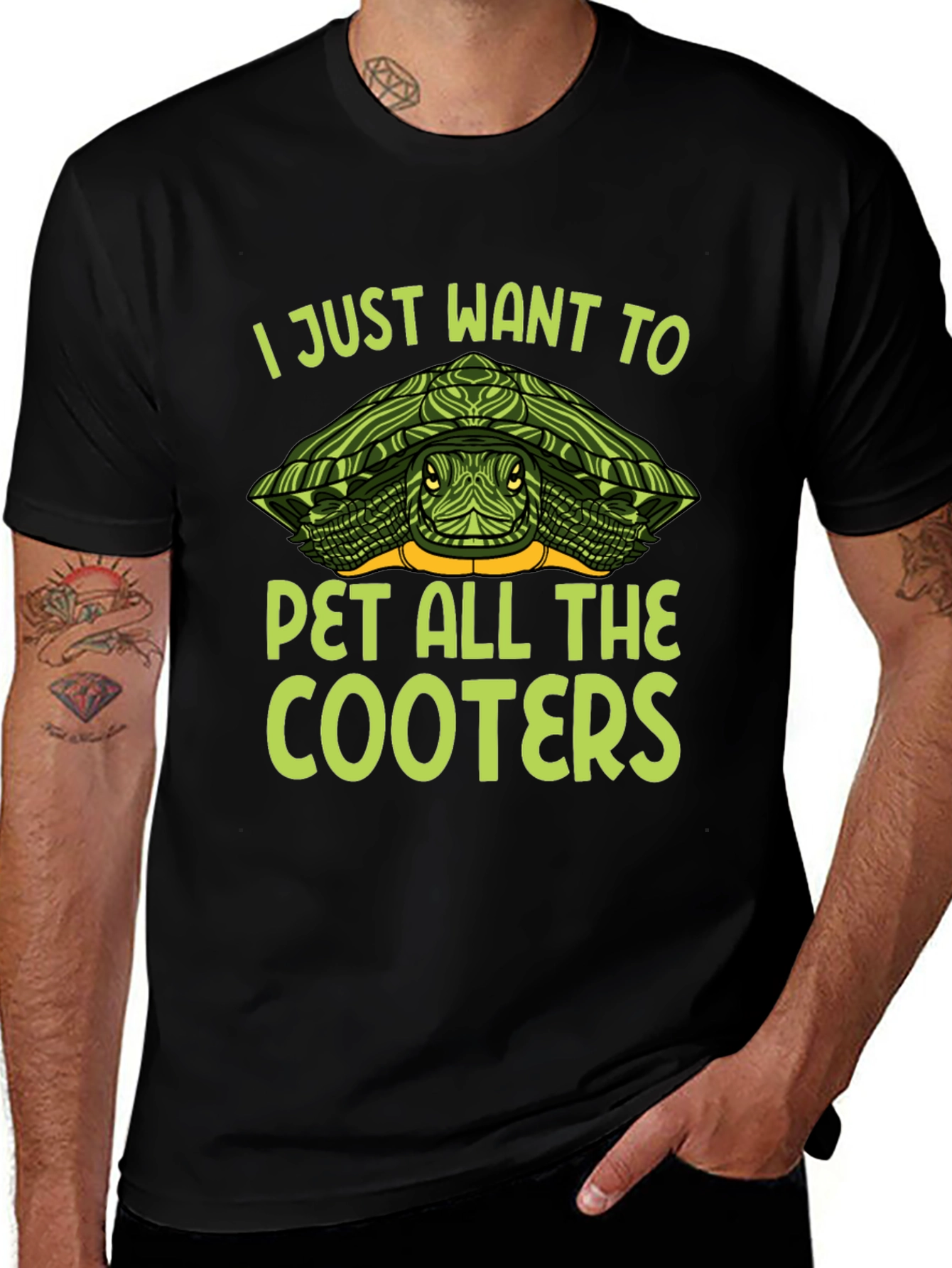 Variant 15 of I Just Want To Pet All The Cooters T-Shirt