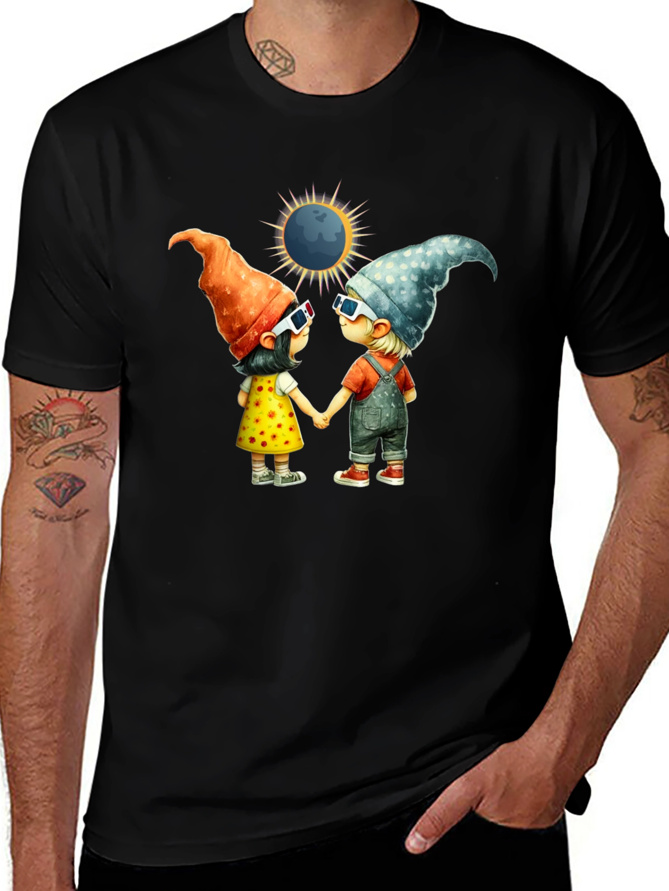 Variant 27 of Eclipse Gnome T-Shirt