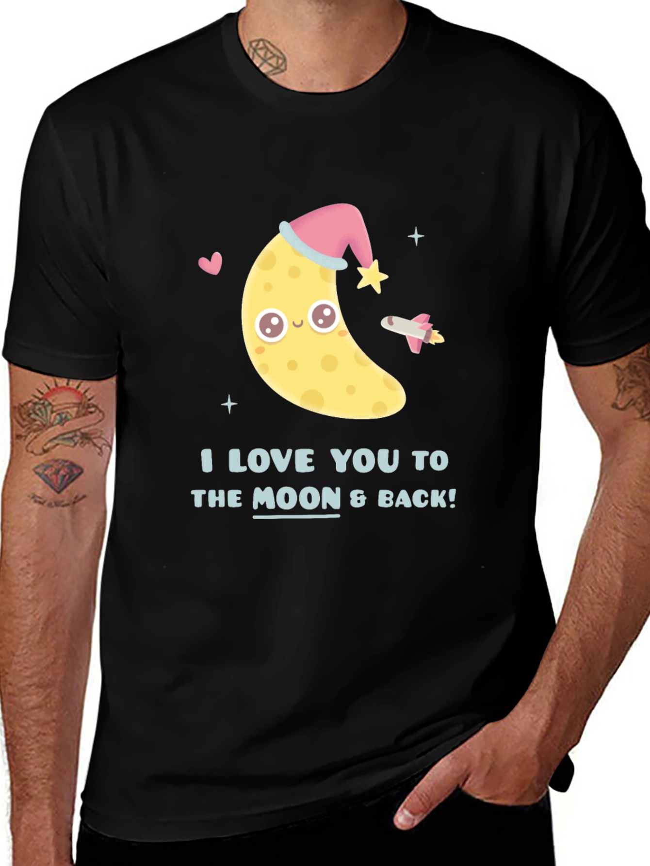 Variant 18 of I Love You To The Moon & Back Tee
