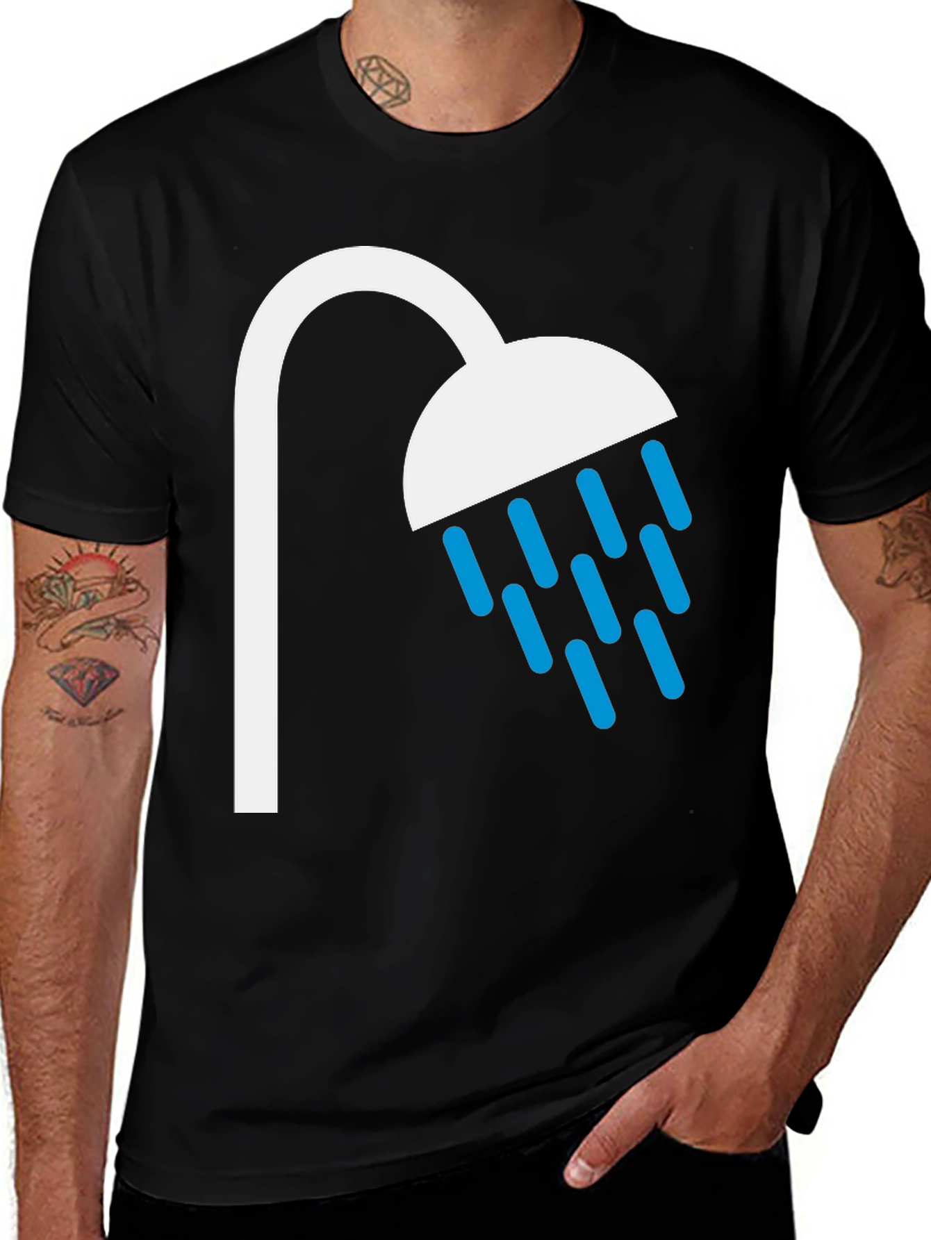 Variant 17 of Shower Graphic Tee - Fresh & Clean