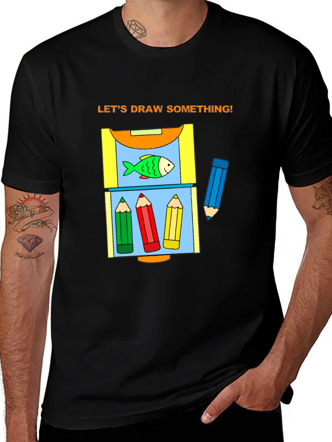 Let's Draw Something Graphic T-Shirt