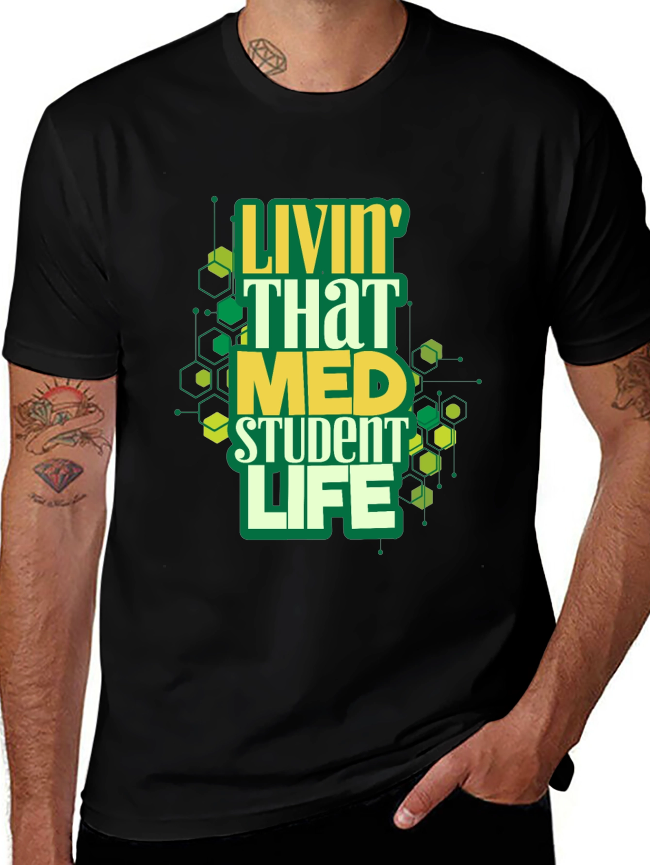 Variant 19 of Livin' That Med Student Life Graphic Tee