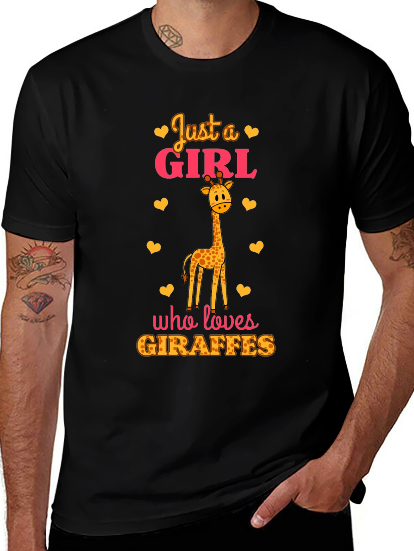 Variant 16 of Just a Girl Who Loves Giraffes T-Shirt
