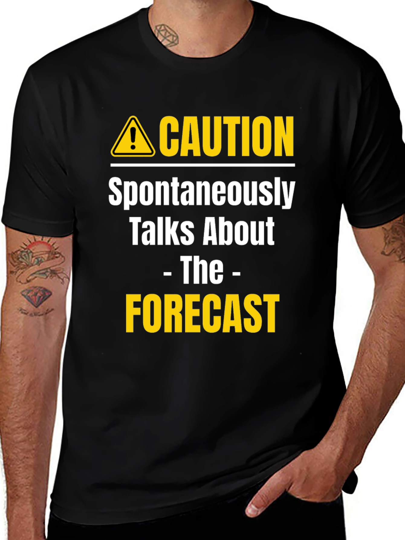 Variant 24 of Caution Forecast T-Shirt