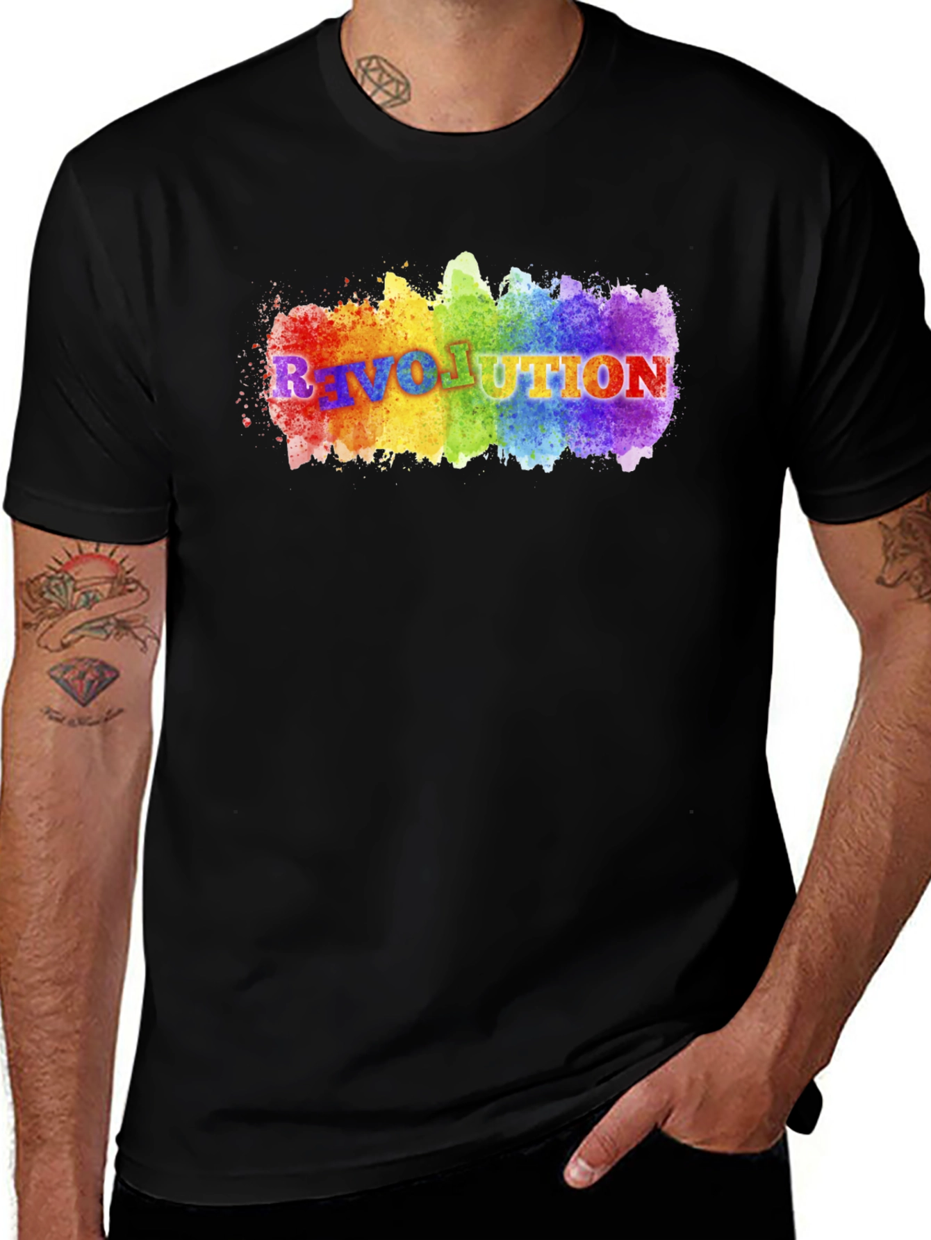 Variant 30 of Rainbow Revolution Graphic Tee