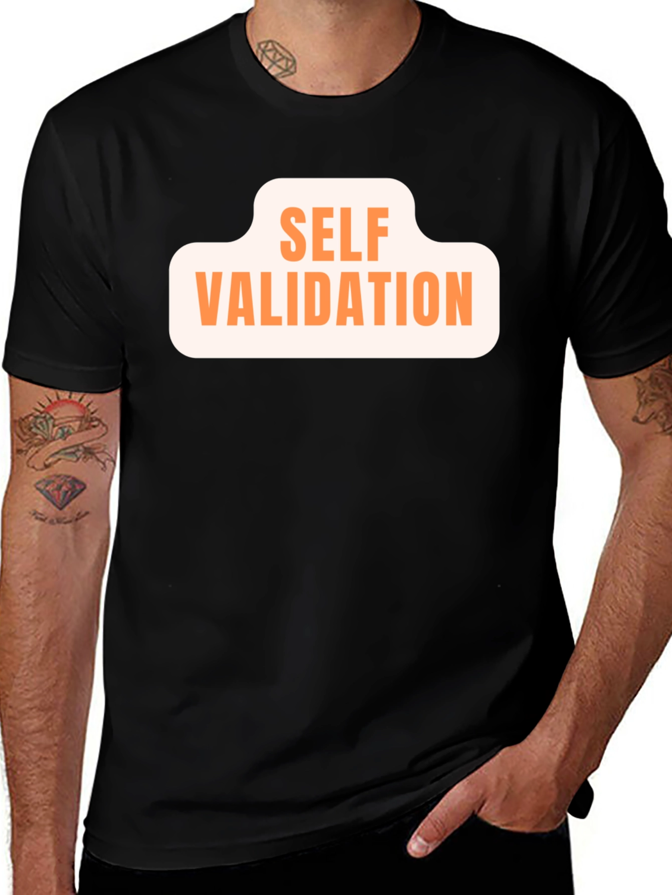 Variant 7 of Self Validation Graphic Tee - Comfort Fit