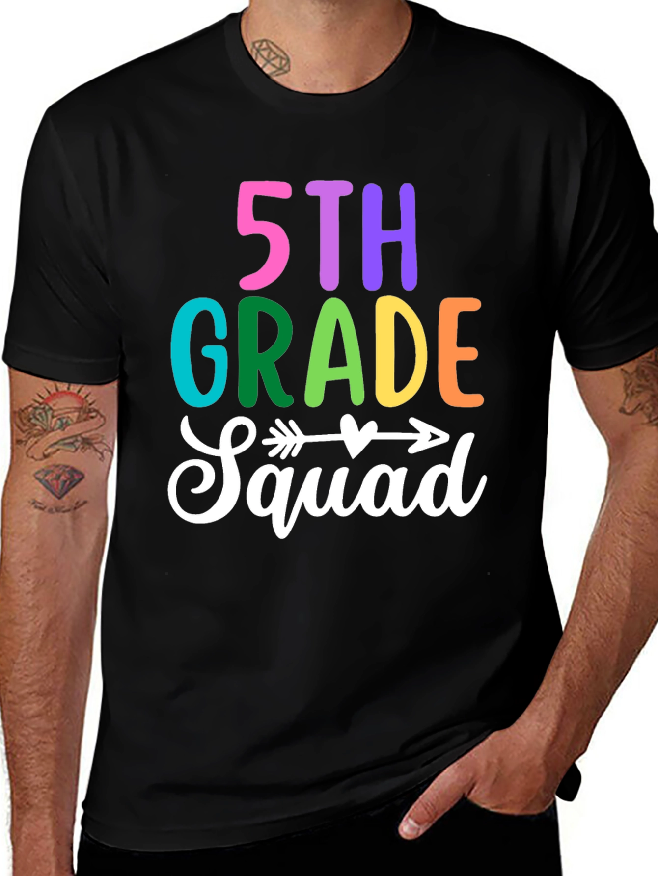 5th Grade Squad T-Shirt - Back to School Teacher Tee
