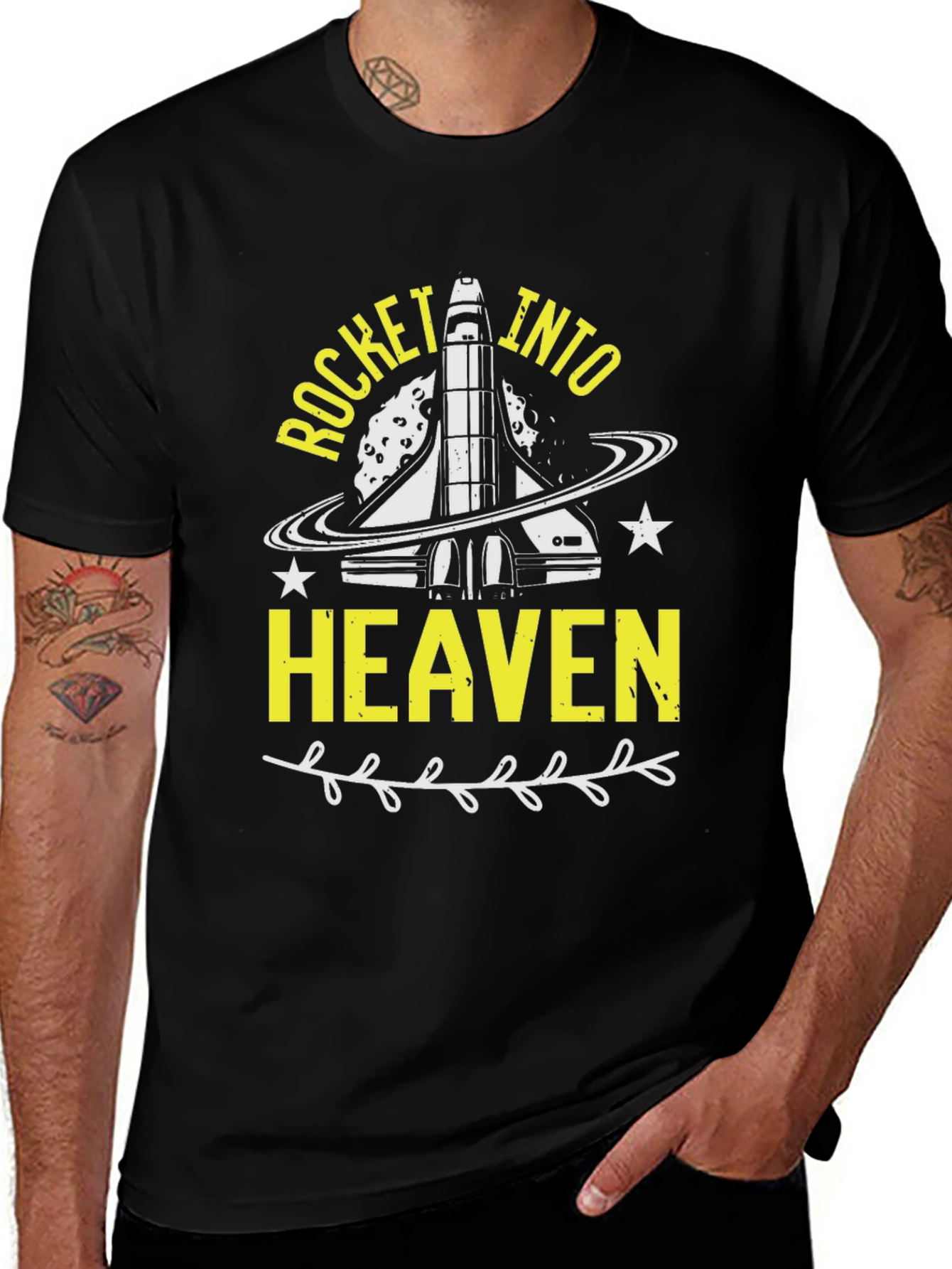 Variant 8 of Rocket To Heaven Graphic T-Shirt