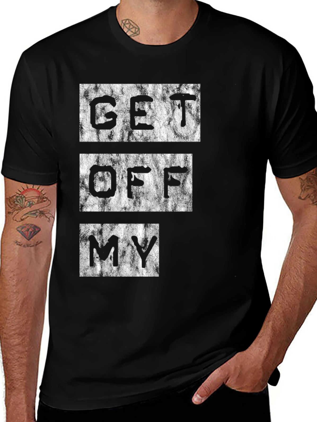 Get Off My T-Shirt Graphic Tee
