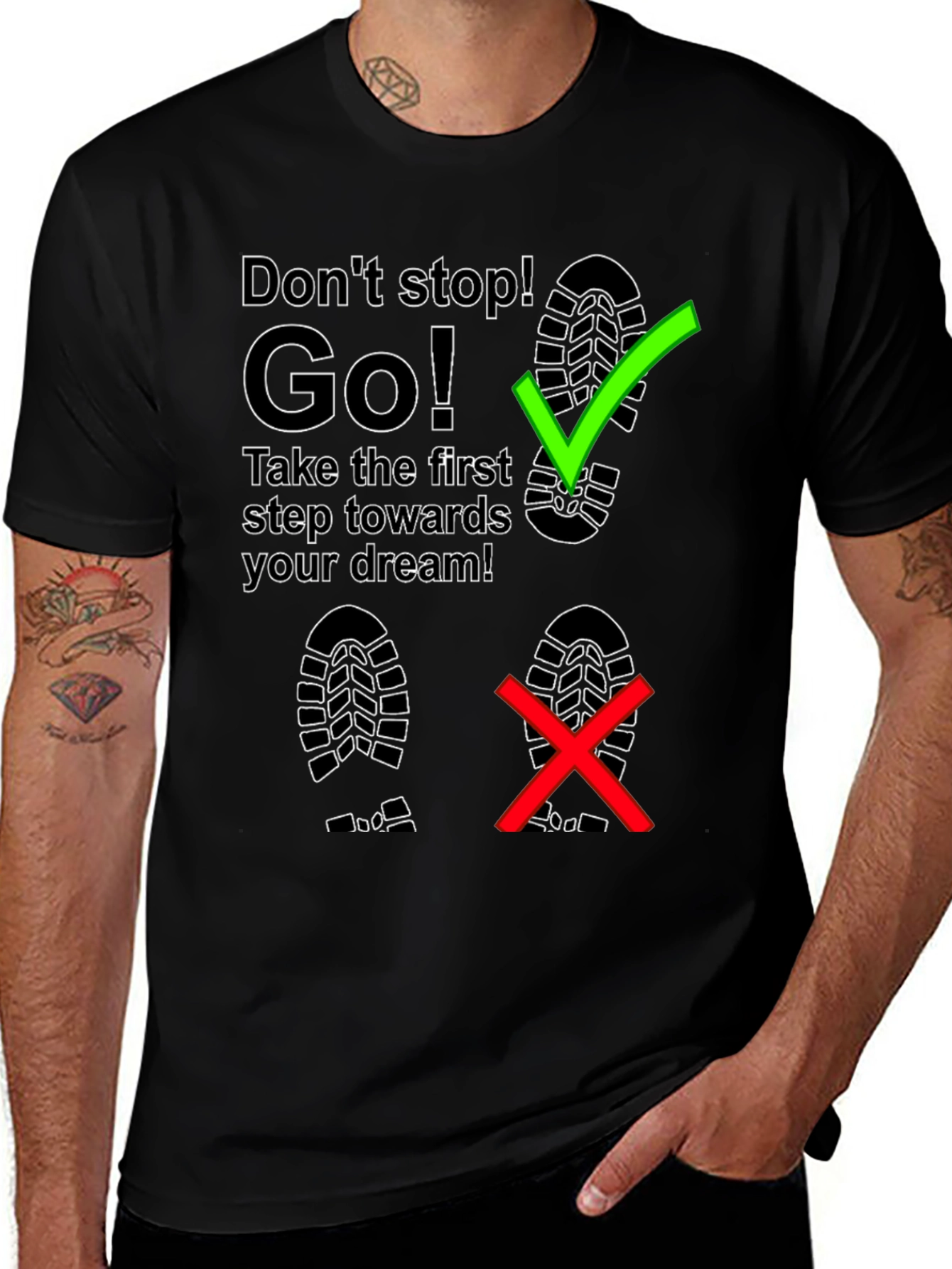 Variant 6 of Don't Stop, Go! Graphic Tee
