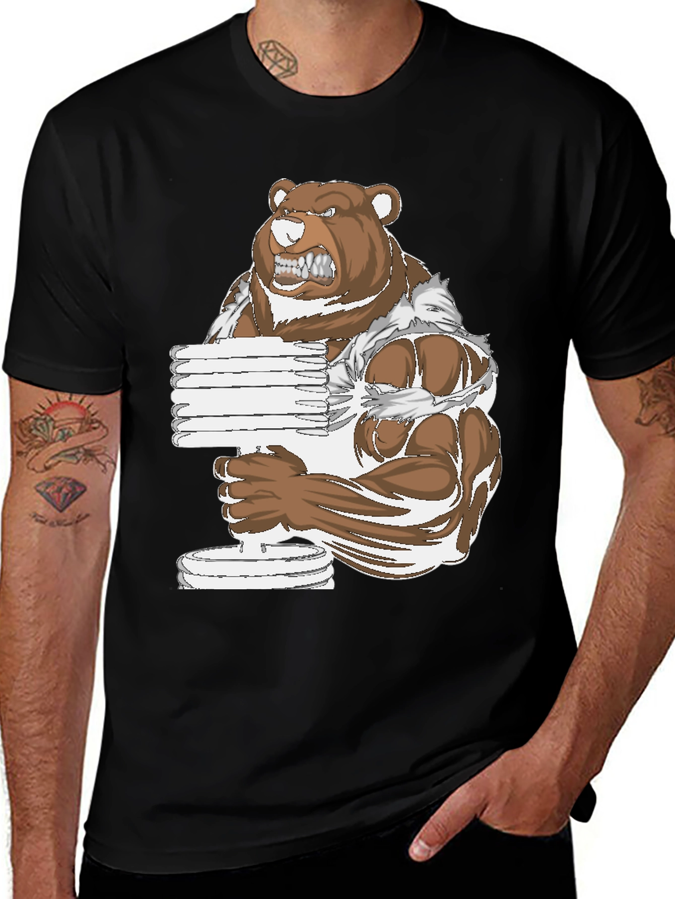 Variant 28 of Bear Gym T-Shirt