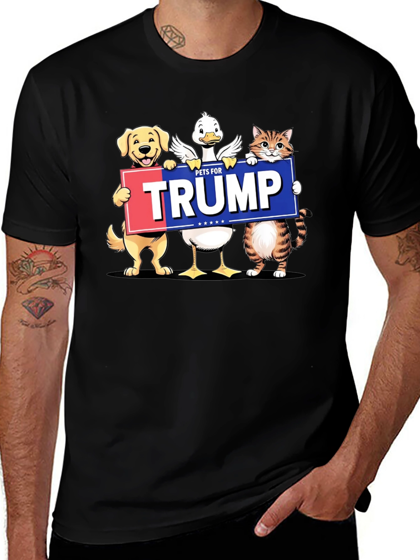 Pets for Trump Graphic Tee