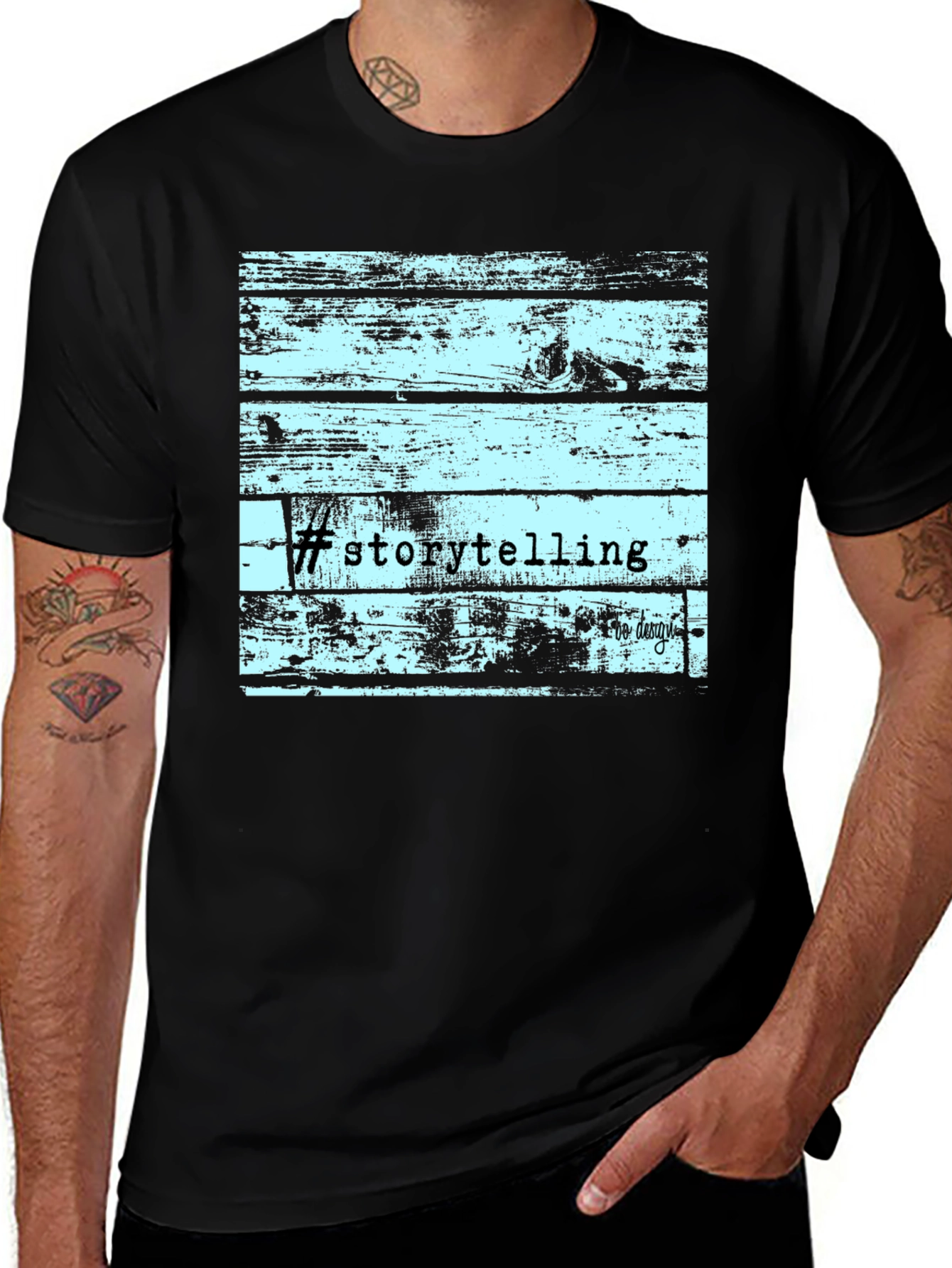 Variant 21 of Storytelling Wood Graphic T-Shirt