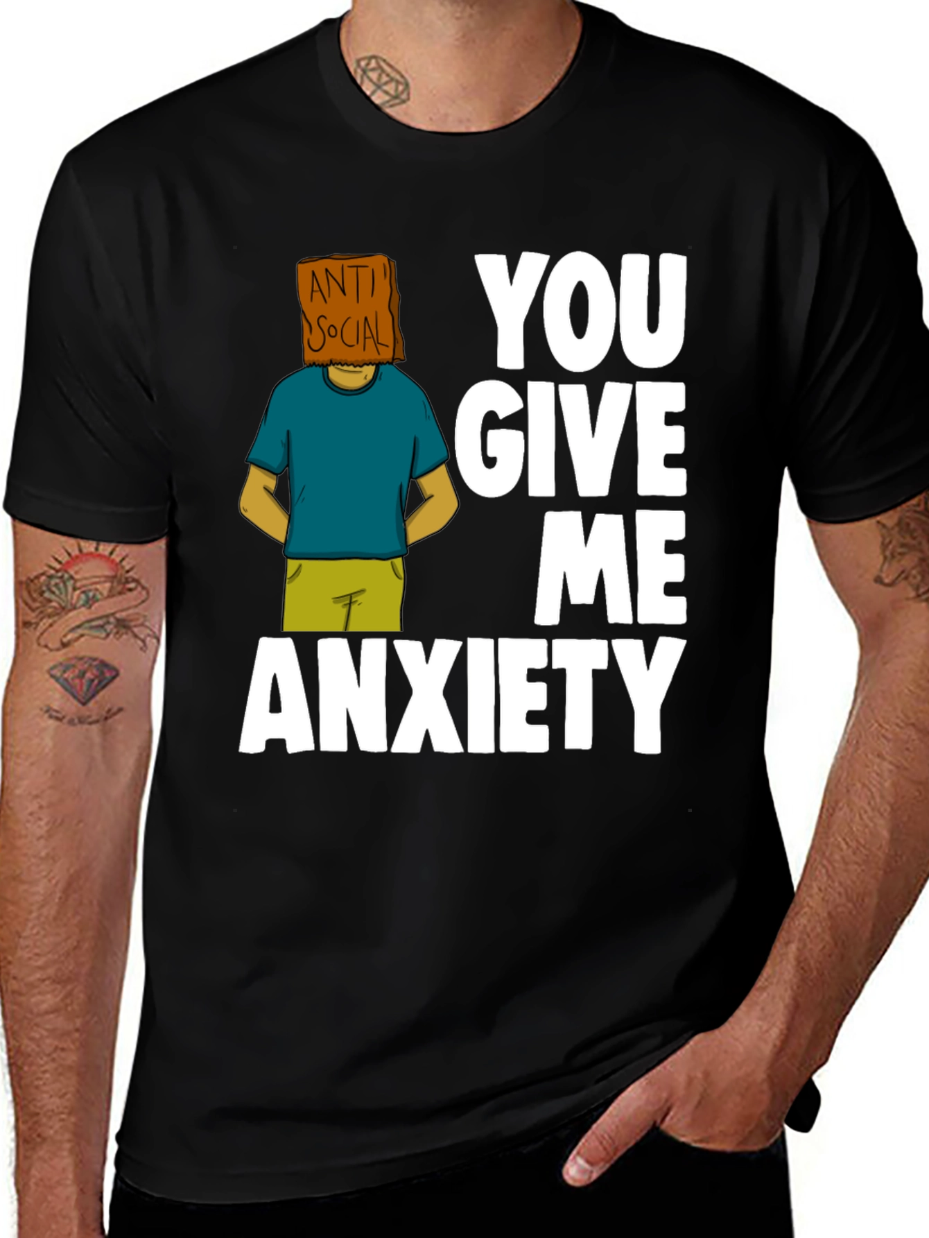 Variant 26 of Anti-Social Anxiety T-Shirt