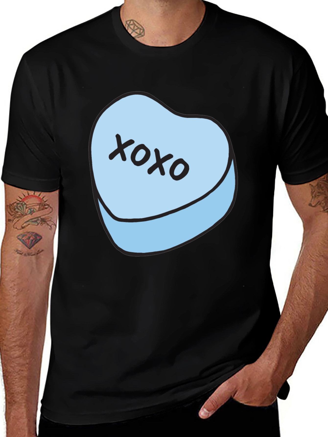 Variant 8 of XOXO Candy Heart Graphic T-Shirt