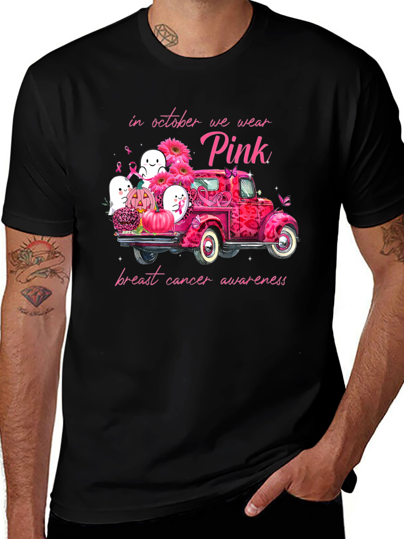 Variant 20 of October Breast Cancer Awareness T-Shirt