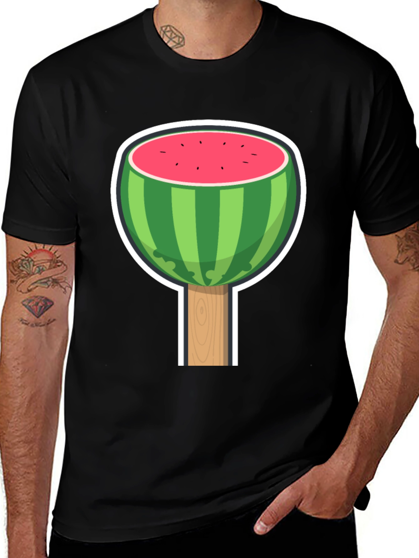 Variant 9 of Watermelon Lollipop Graphic Tee
