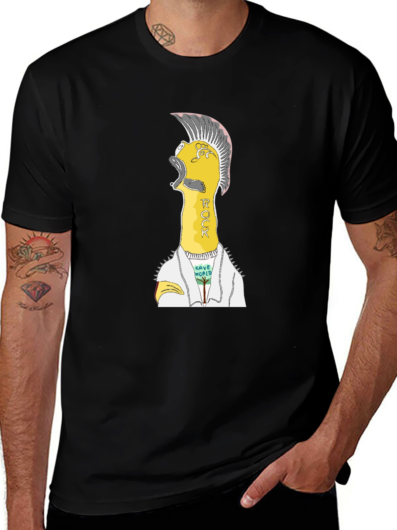 Variant 12 of Punk Rock Simpsons T-Shirt