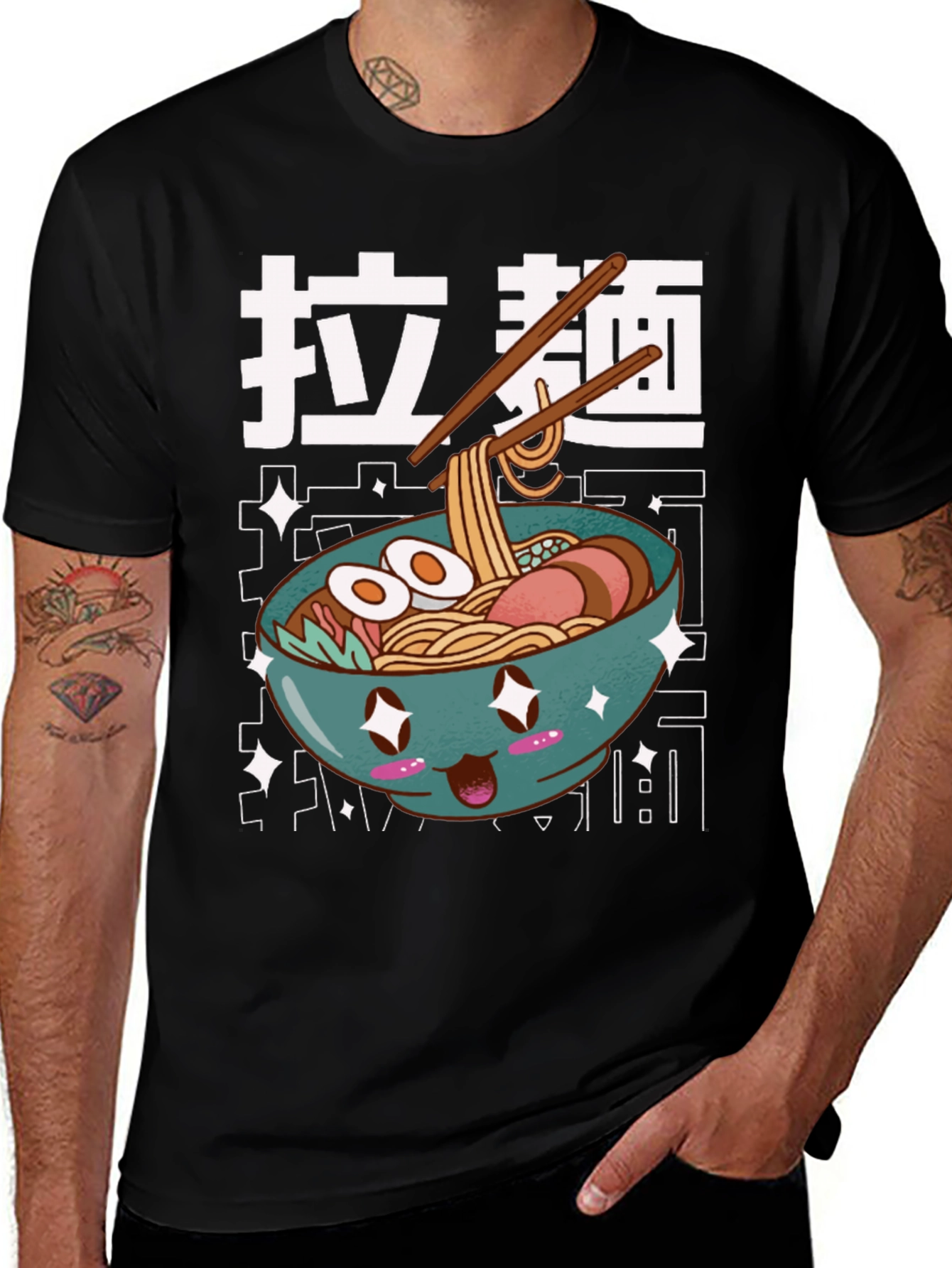Variant 26 of Anime Ramen T-Shirt - Kawaii Foodie Graphic Tee