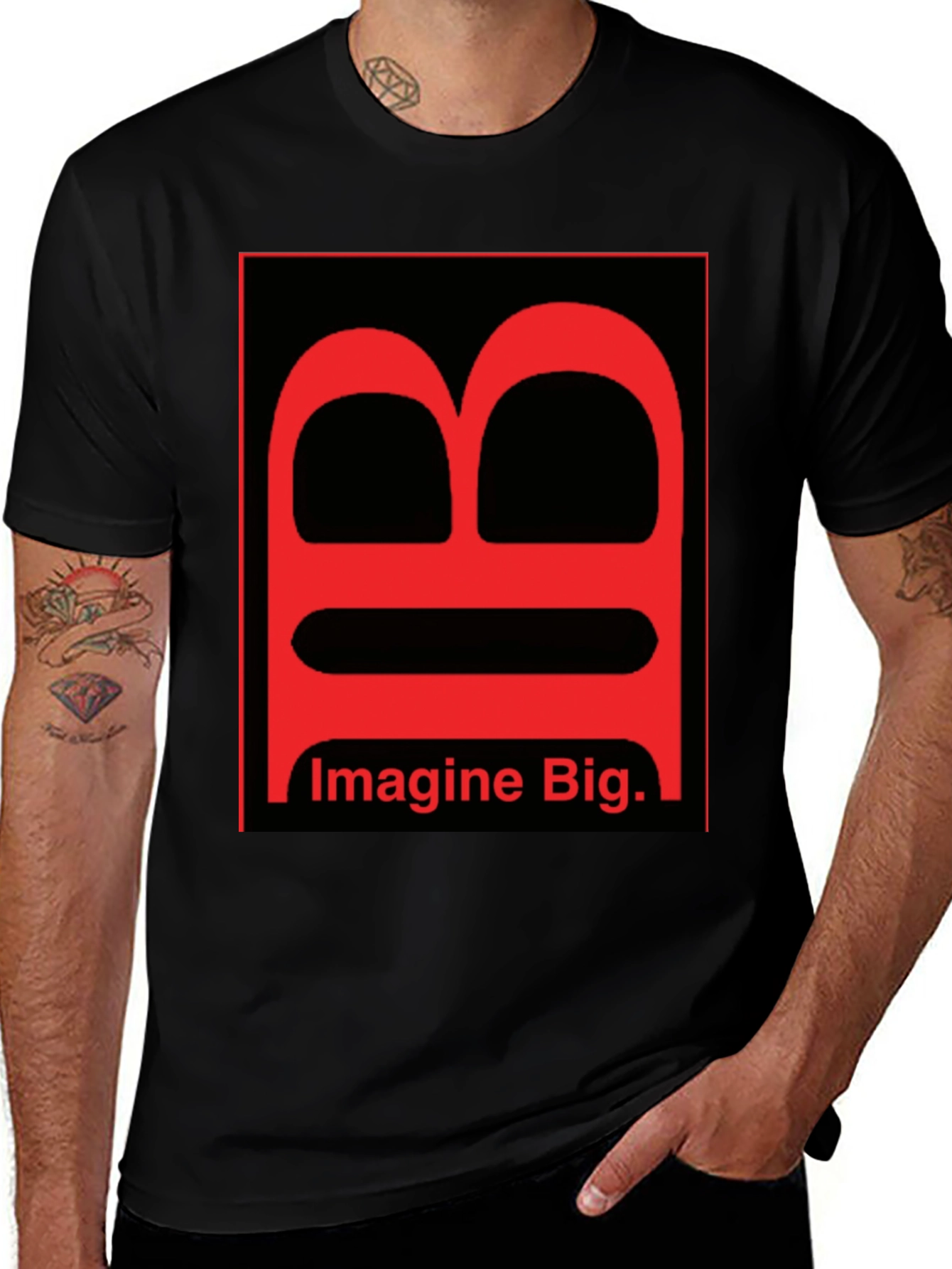 Variant 8 of Imagine Big Graphic Tee - Bold Statement Shirt