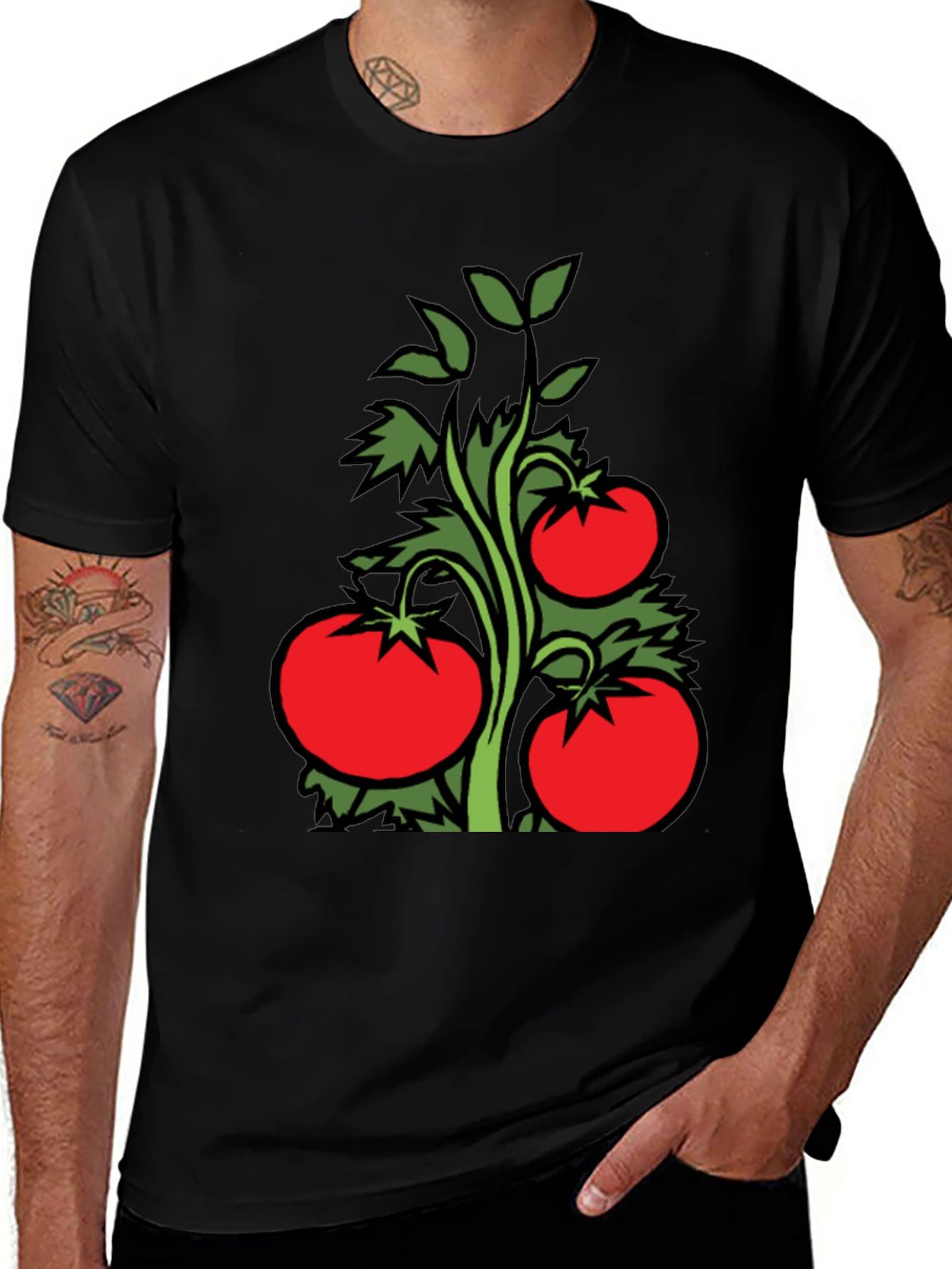 Variant 5 of Tomato Plant Graphic T-Shirt