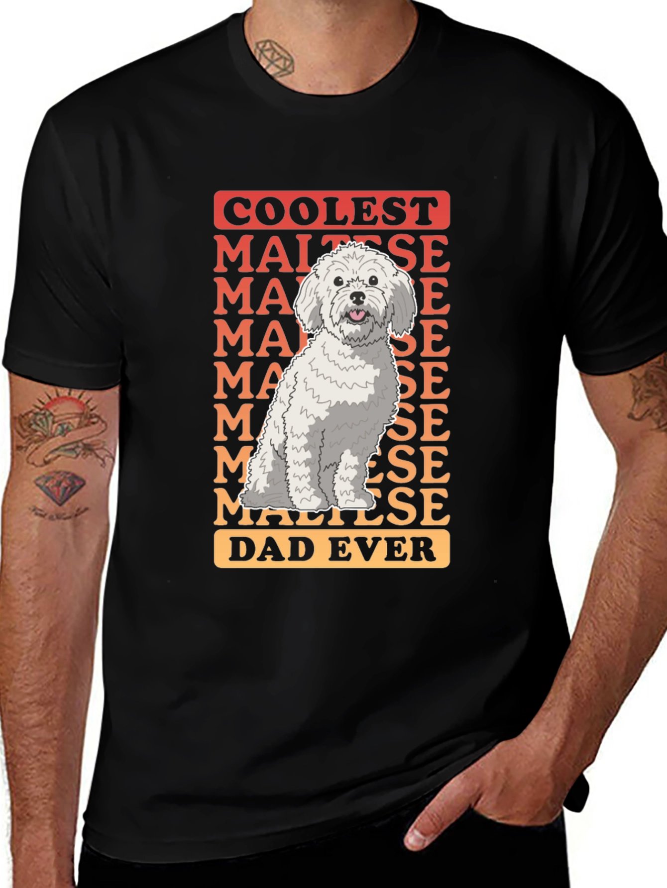 Coolest Maltese Dad Ever T-Shirt