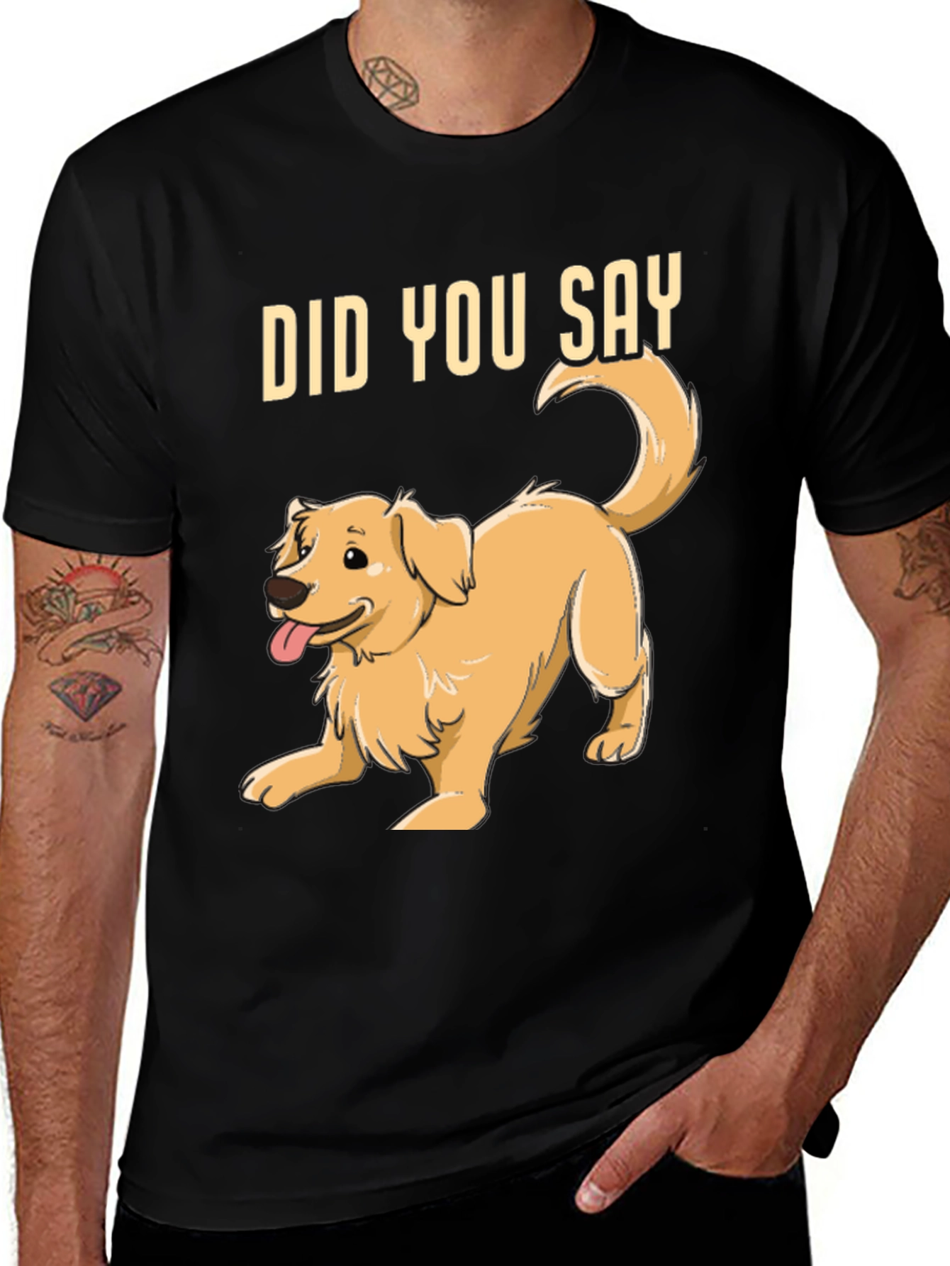 Variant 12 of Did You Say Treat? Dog T-Shirt