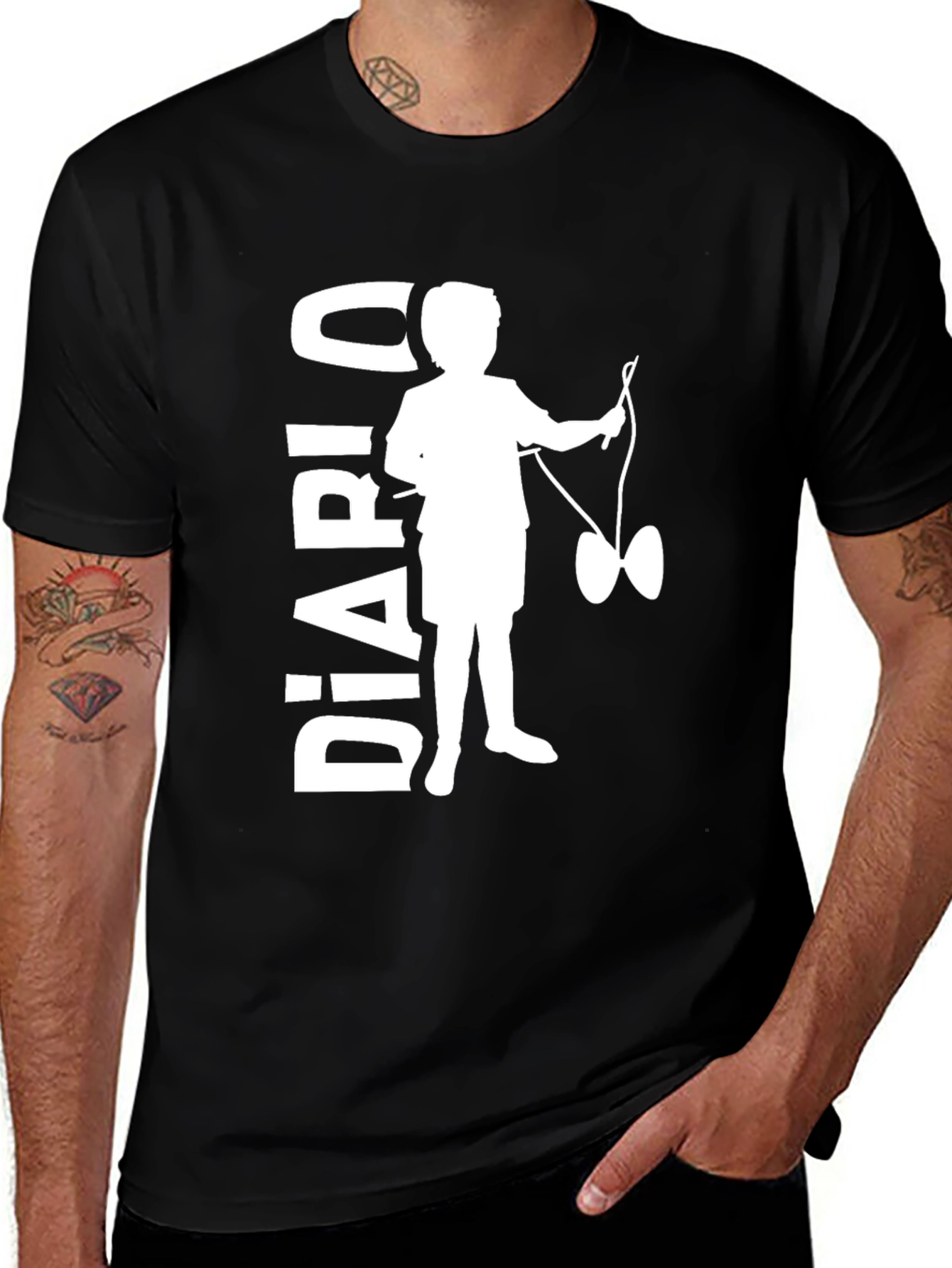 Variant 12 of Diario Diabolo Black T-Shirt