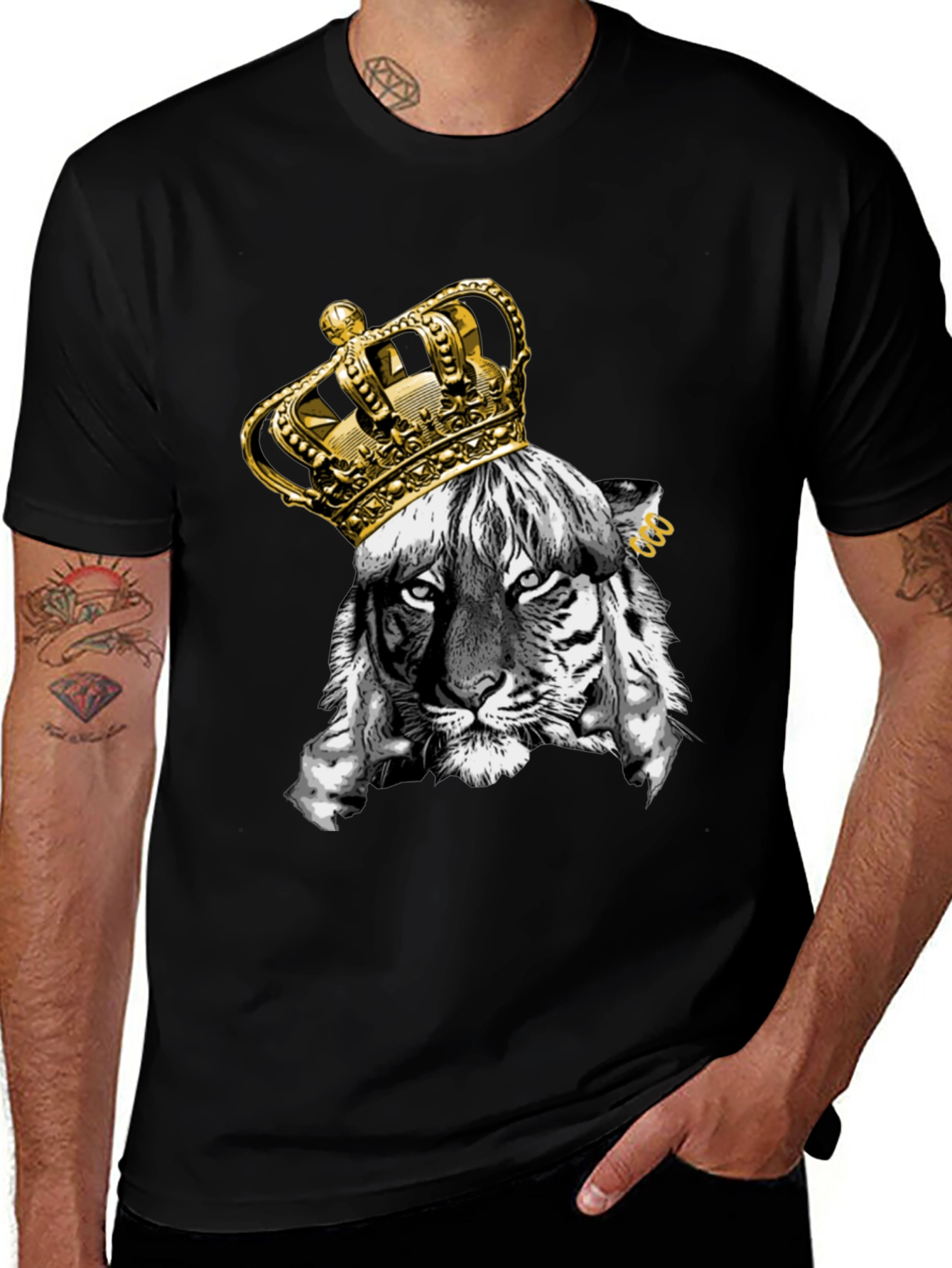 Variant 13 of King Tiger Graphic T-Shirt