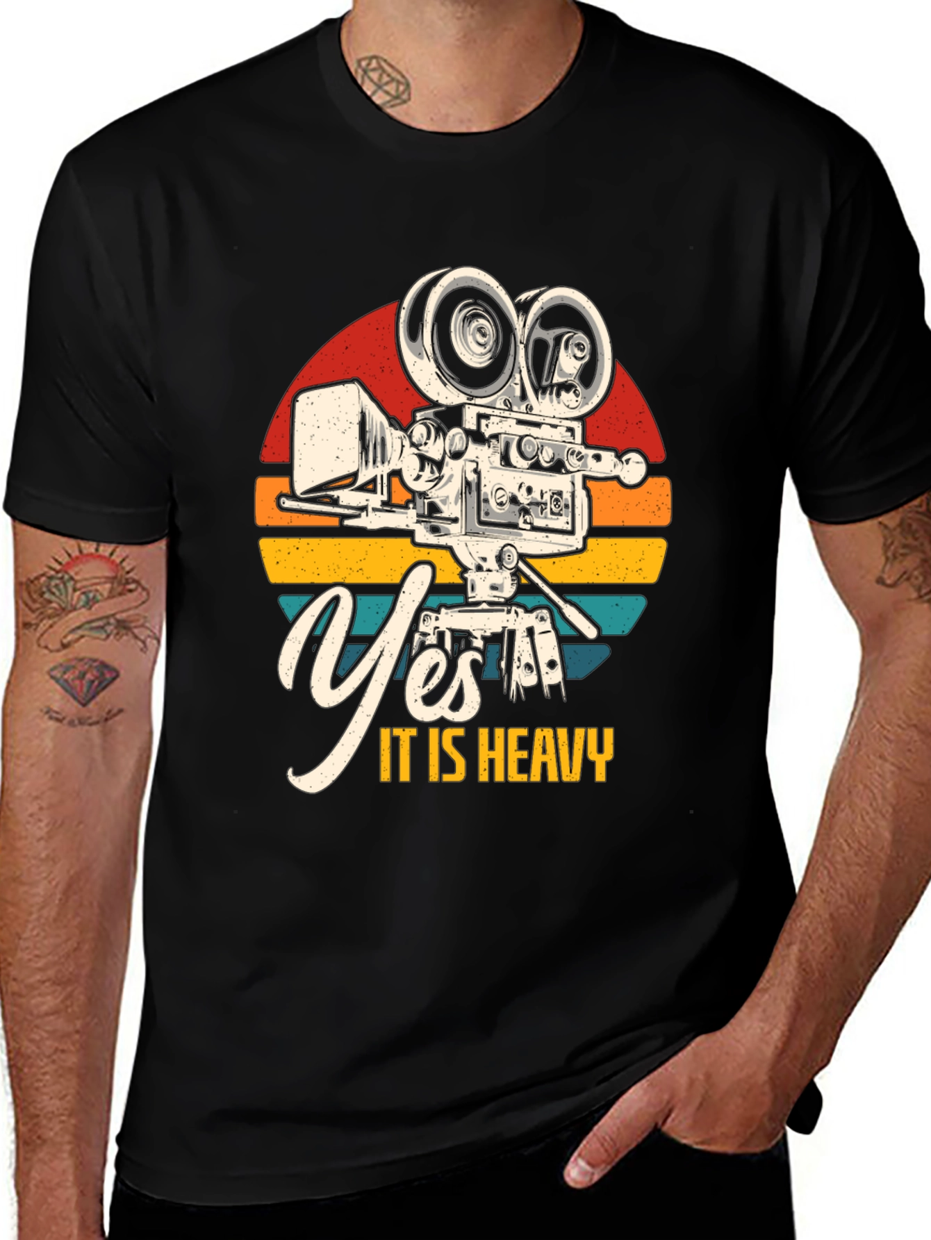 Vintage Camera T-Shirt - Yes, It Is Heavy!