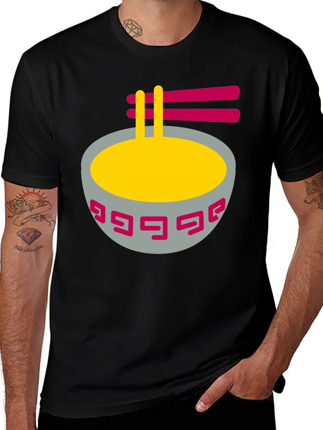Variant 29 of Ramen Bowl Graphic T-Shirt - Foodie Fashion