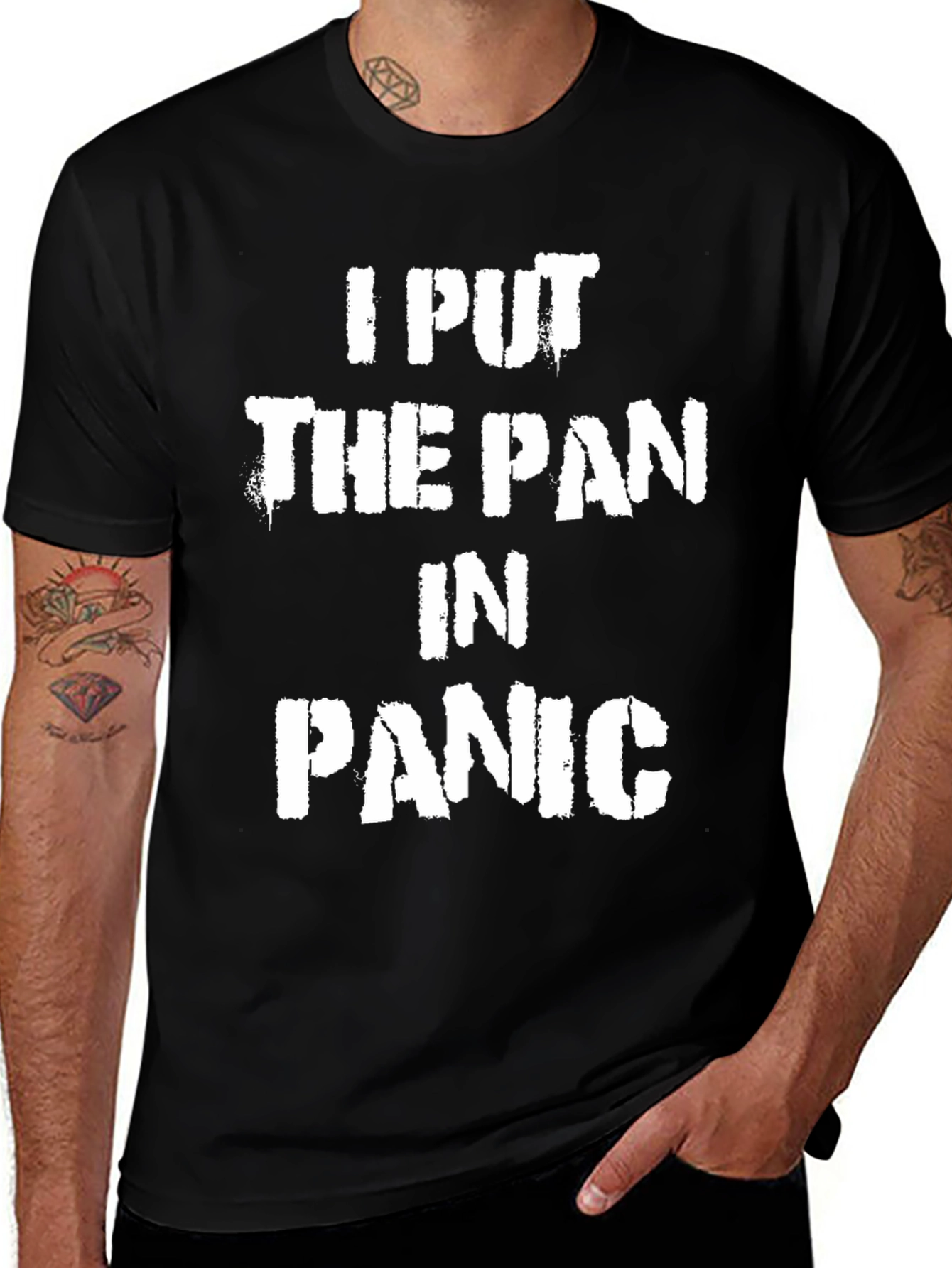 Variant 22 of I Put the Pan in Panic Graphic T-Shirt