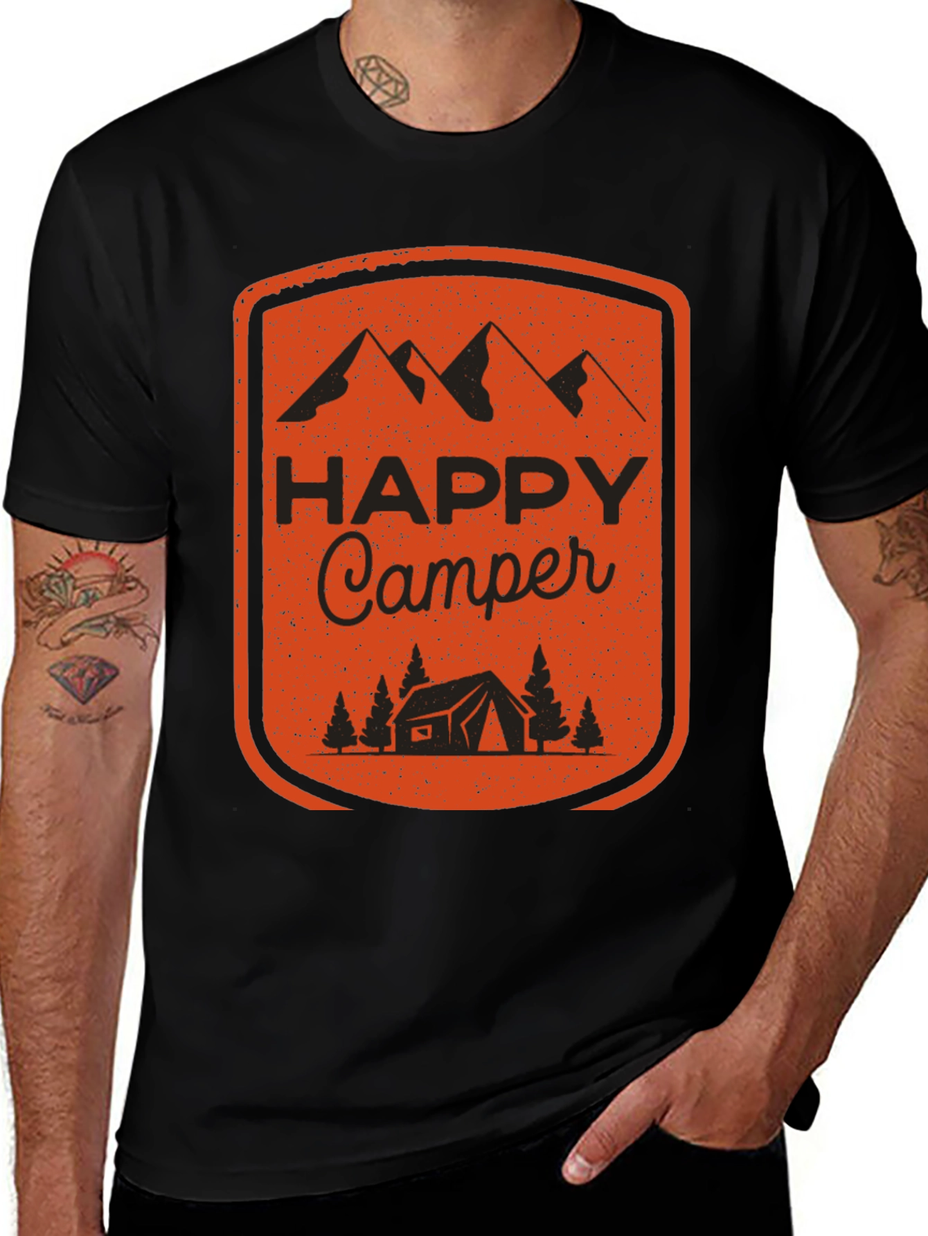 Variant 26 of Happy Camper Graphic Tee - Adventure Ready