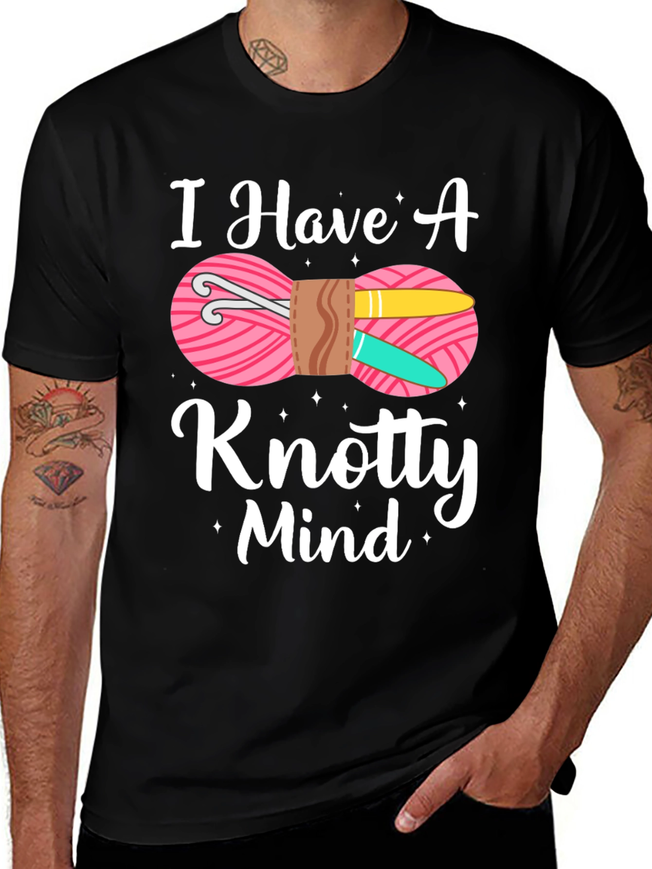 Variant 2 of I Have a Knotty Mind T-Shirt
