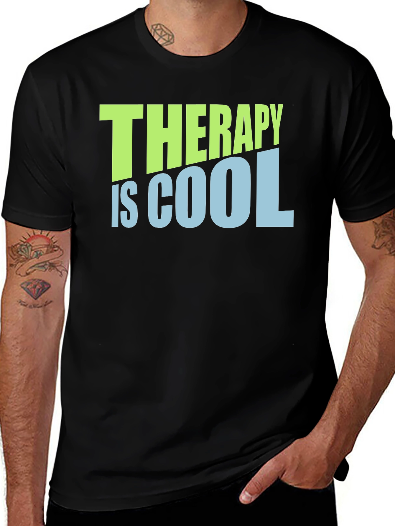 Variant 8 of Therapy is Cool Graphic Tee - Stylish Comfort