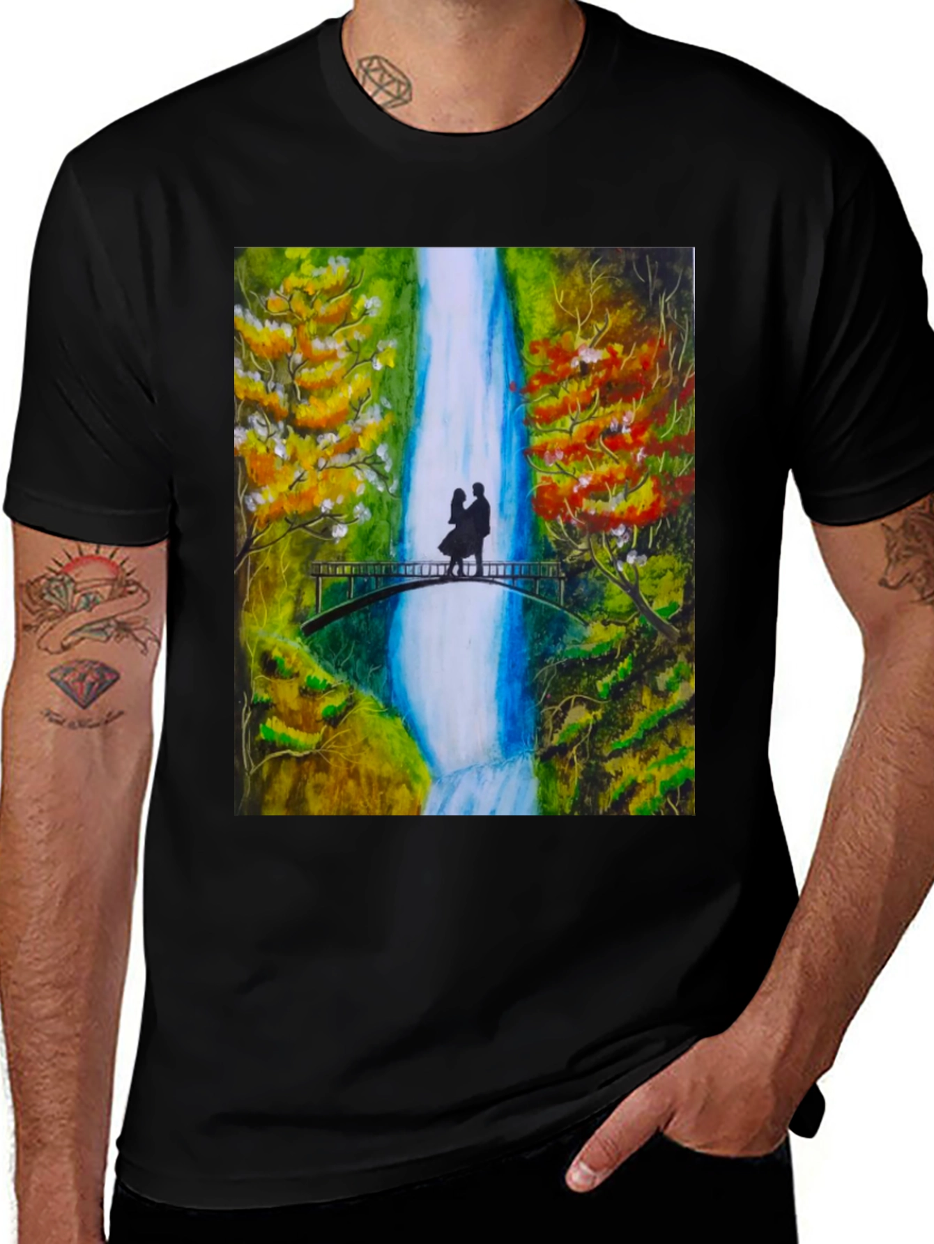 Variant 24 of Waterfall Romance T-Shirt
