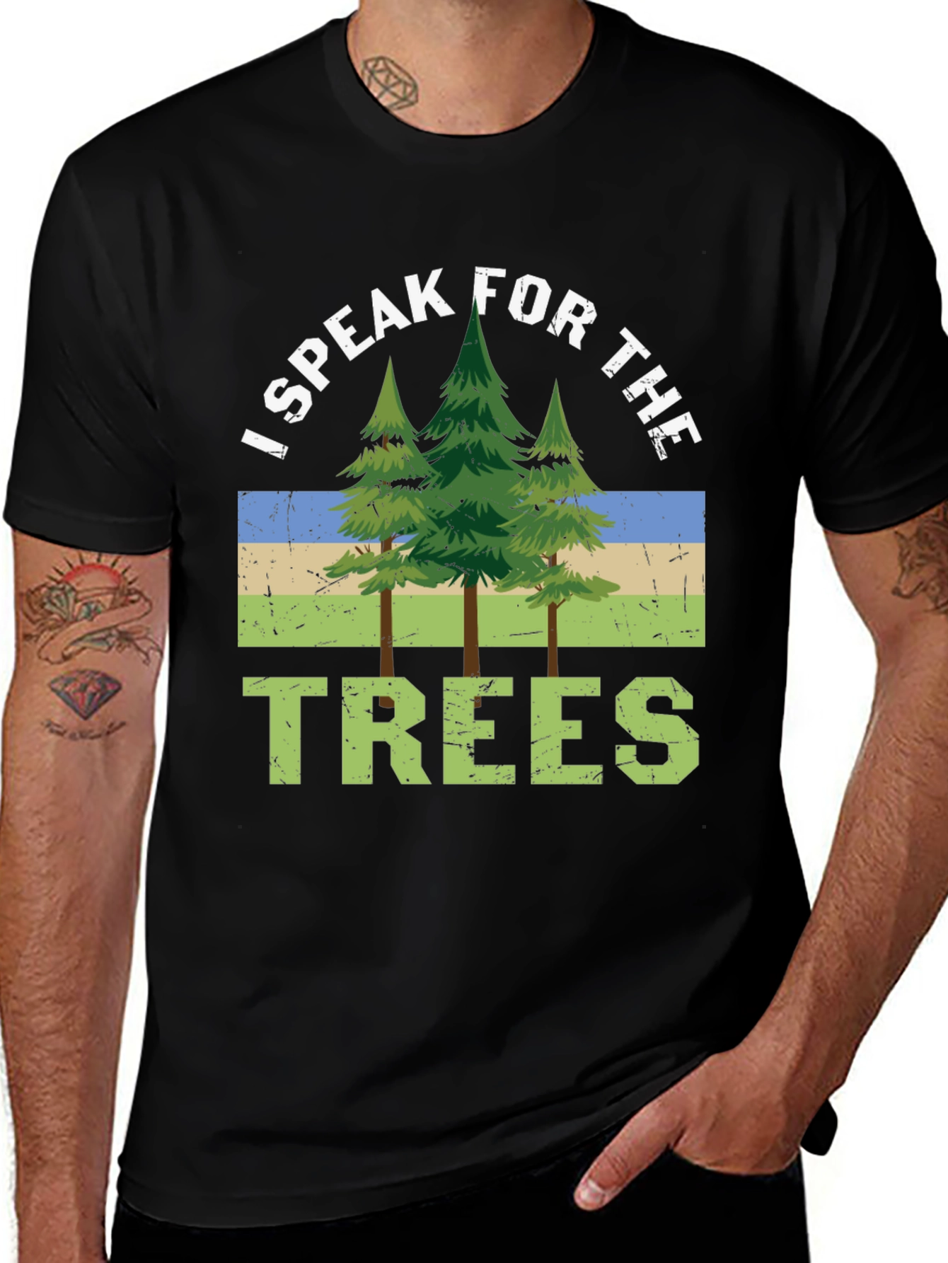 Variant 8 of I Speak for the Trees Graphic Tee