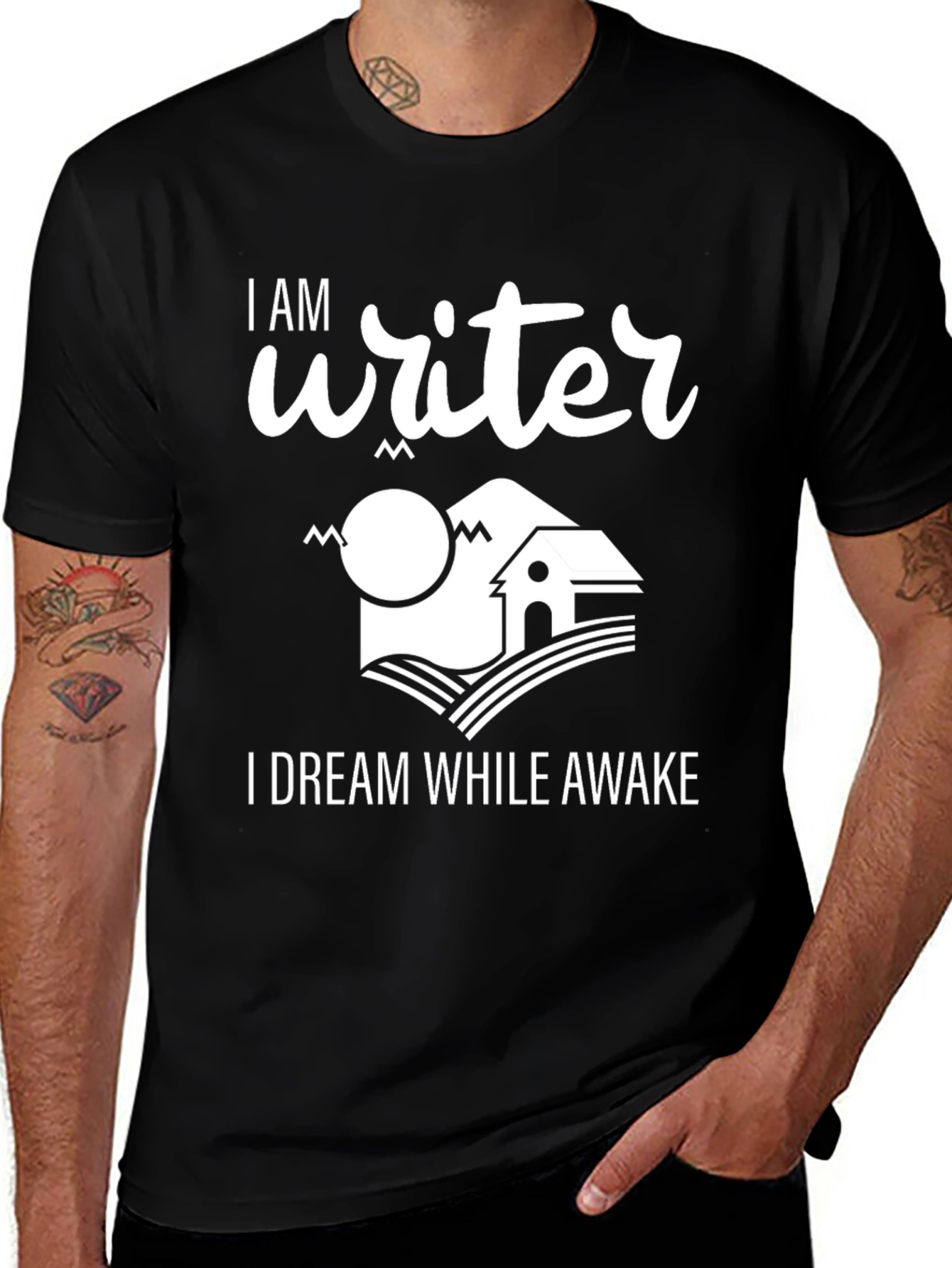 Variant 10 of I AM Writer T-Shirt - Dream While Awake