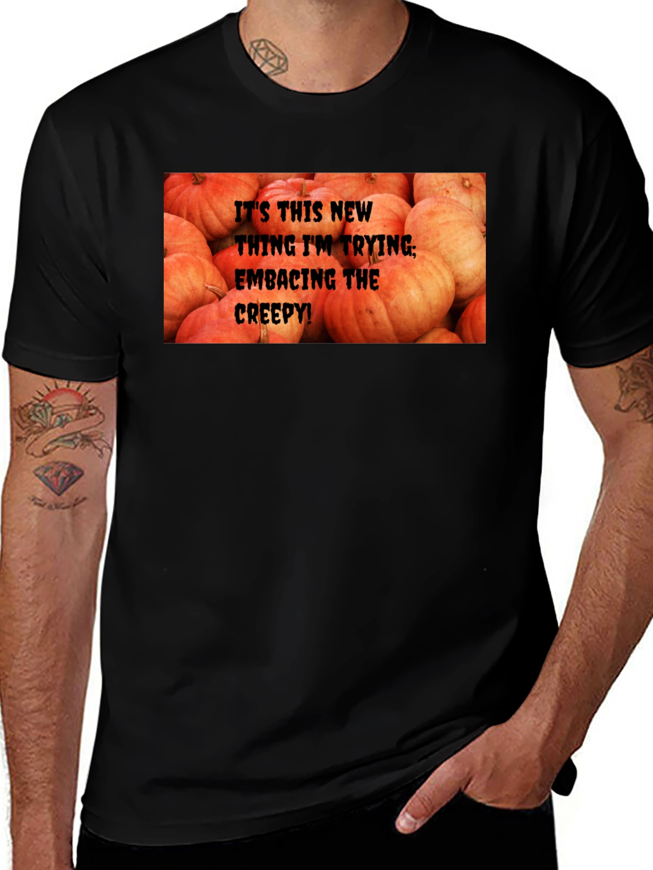 Embracing the Creepy Halloween Graphic T-Shirt