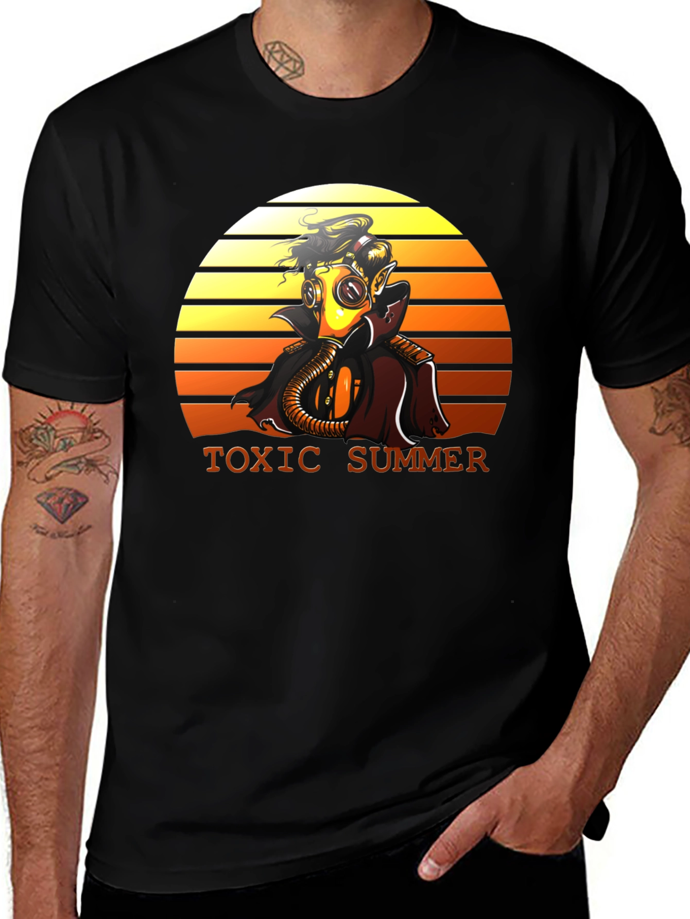 Variant 18 of Toxic Summer Graphic Tee - Vintage Style